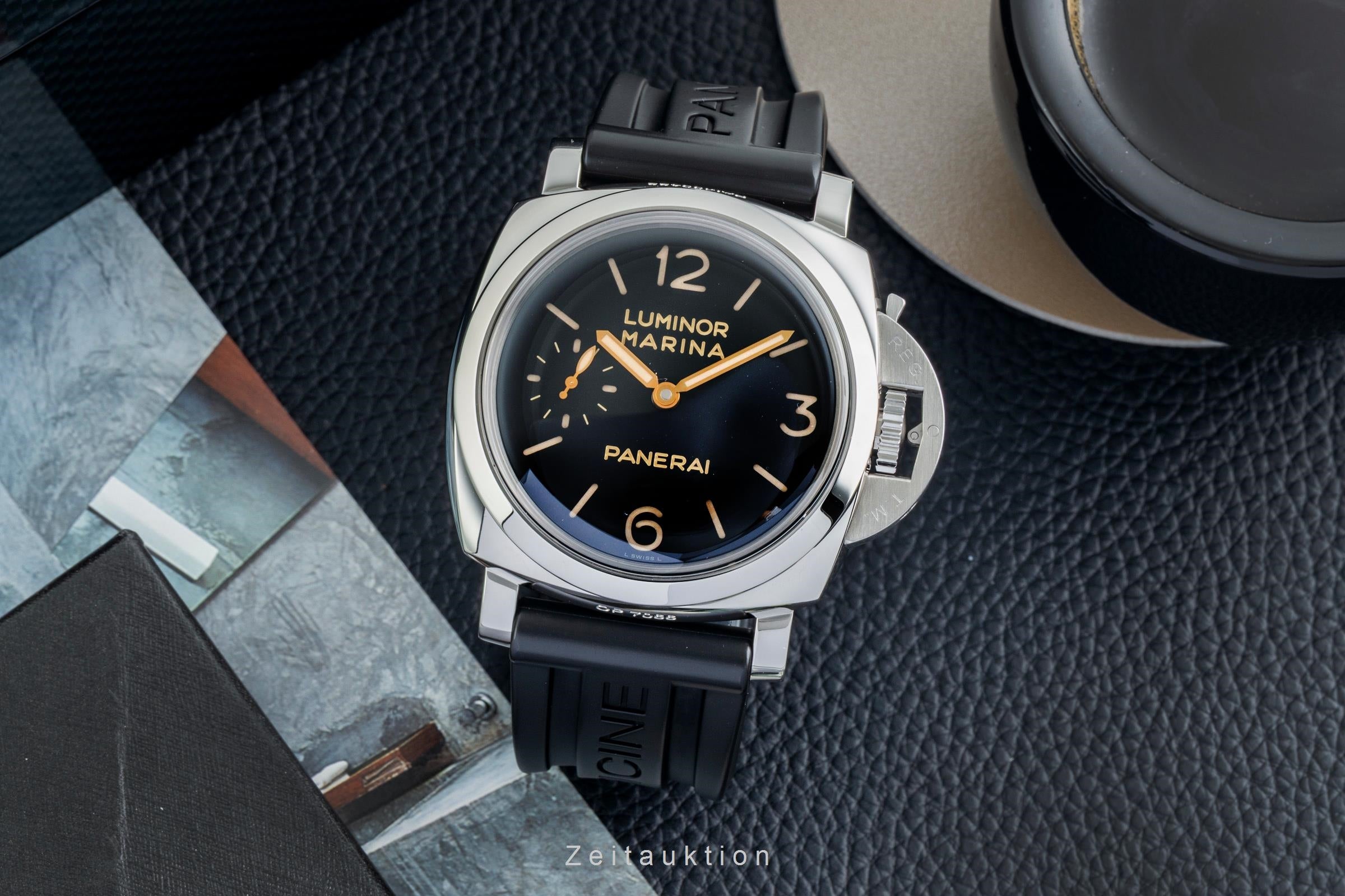 Panerai Luminor Marina acero cuerda manual reloj para caballeros PAM00422 LP: 12800EUR  [2602645]