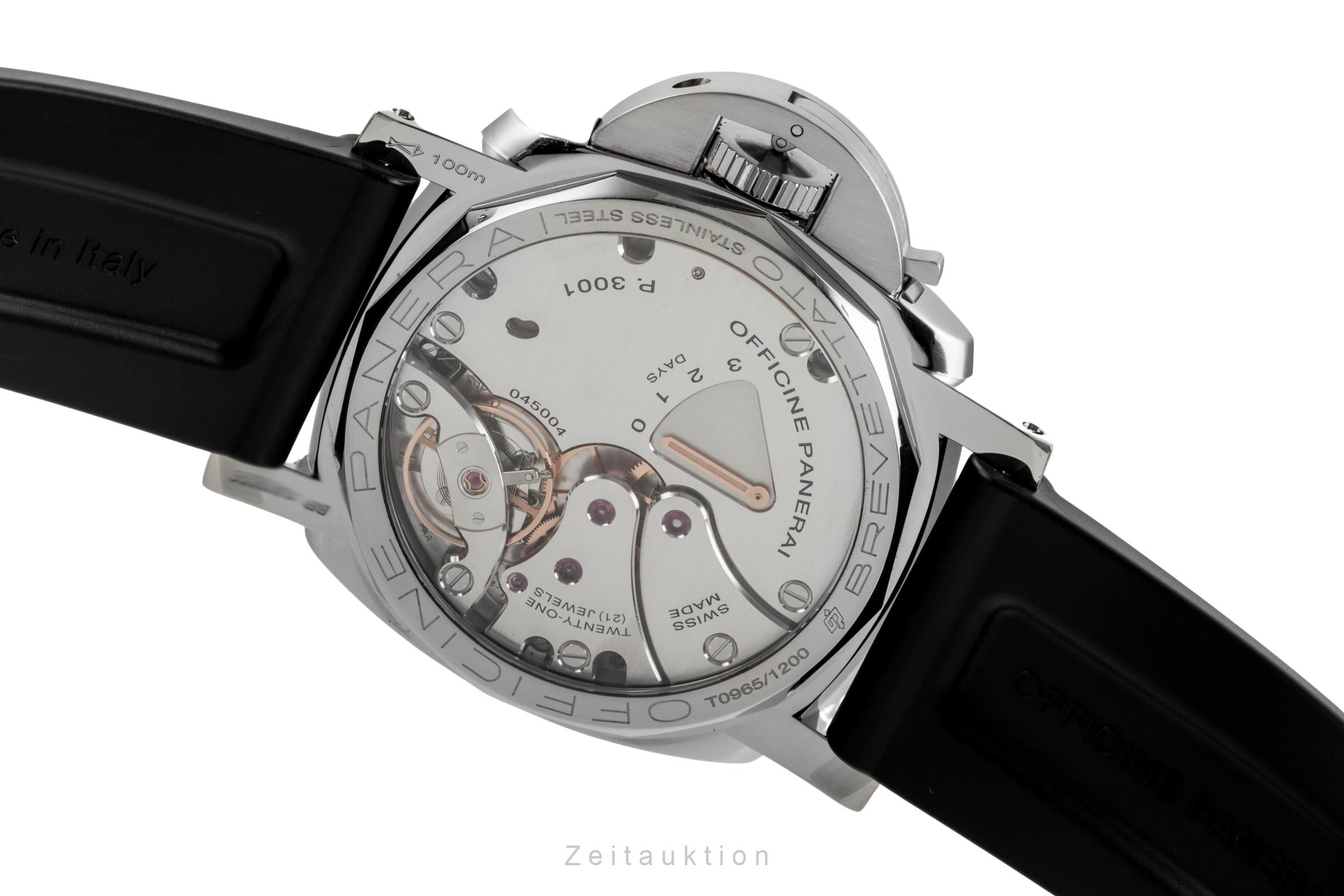 Panerai Luminor Marina acero cuerda manual reloj para caballeros PAM00422 LP: 12800EUR  [2602645]