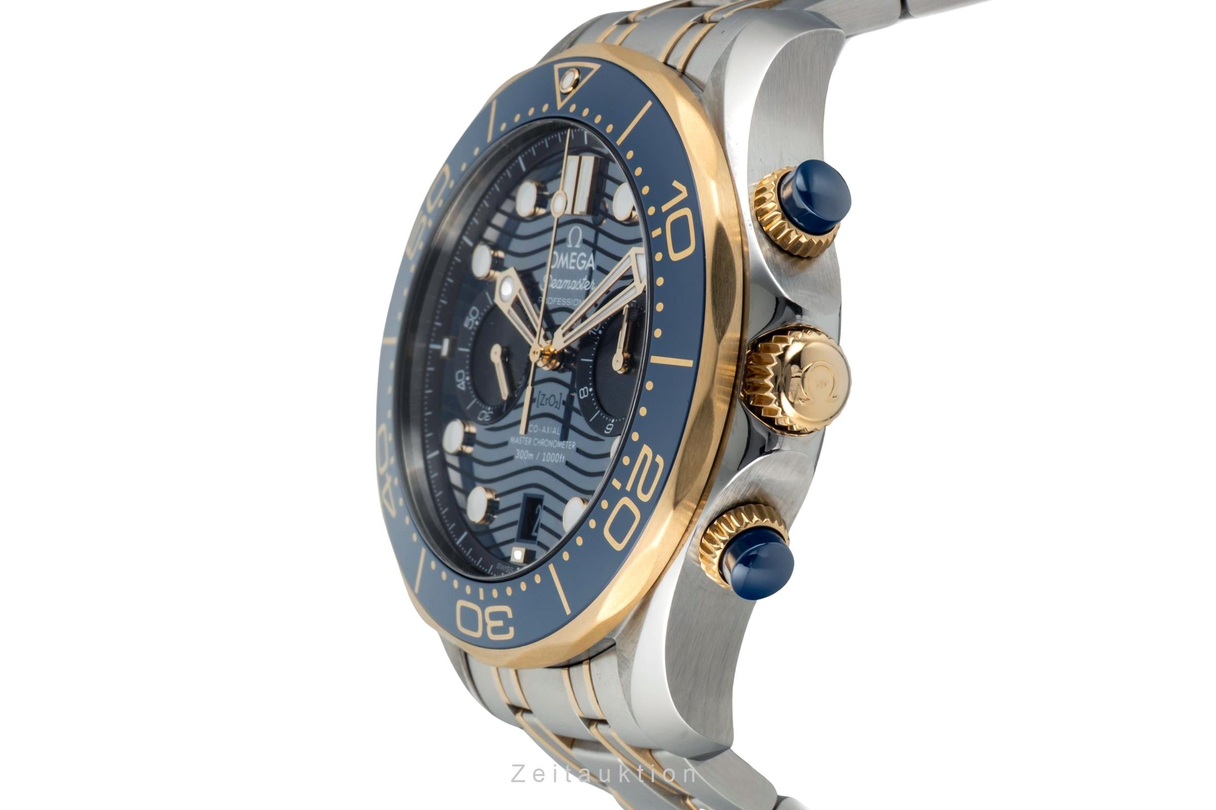 Omega Seamaster chronograph steel / gold automatic men's watch 210.20.44.51.03.001 LP: 18000EUR  [2602647]