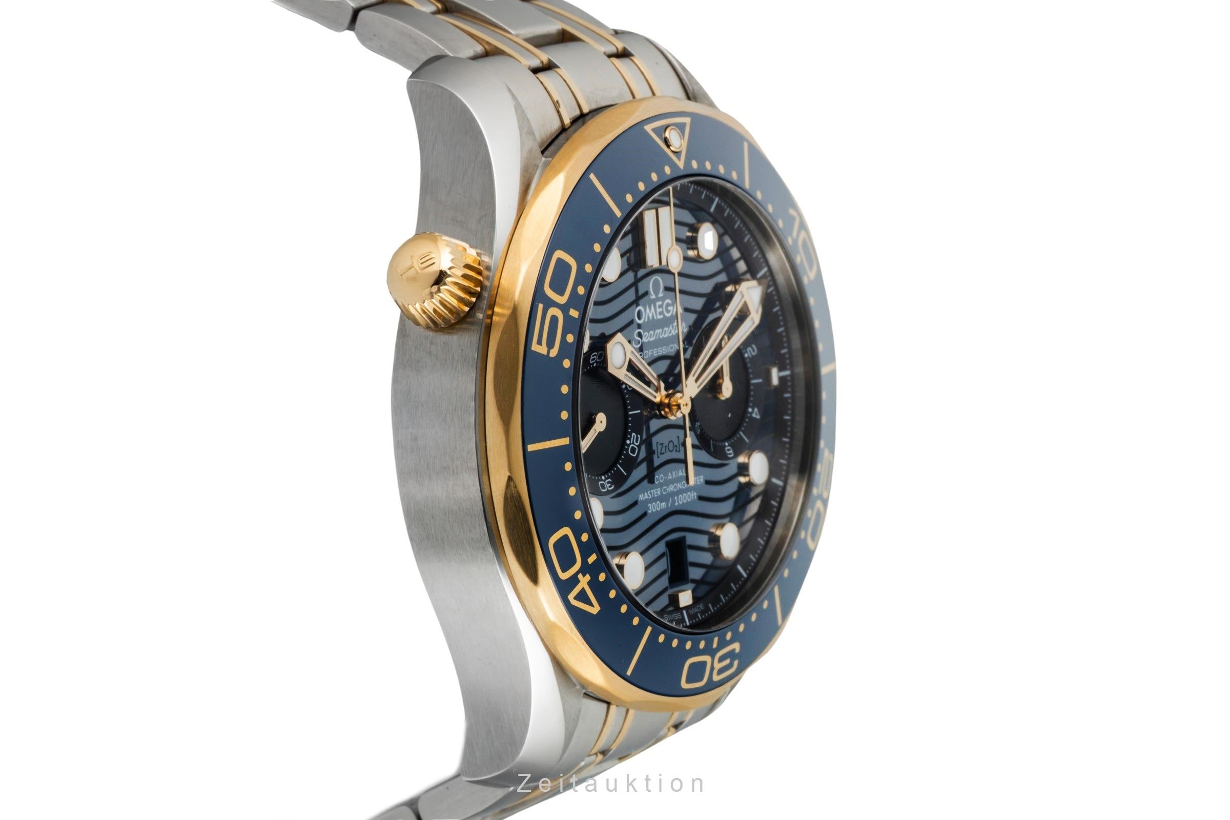 Omega Seamaster chronograph steel / gold automatic men's watch 210.20.44.51.03.001 LP: 18000EUR  [2602647]
