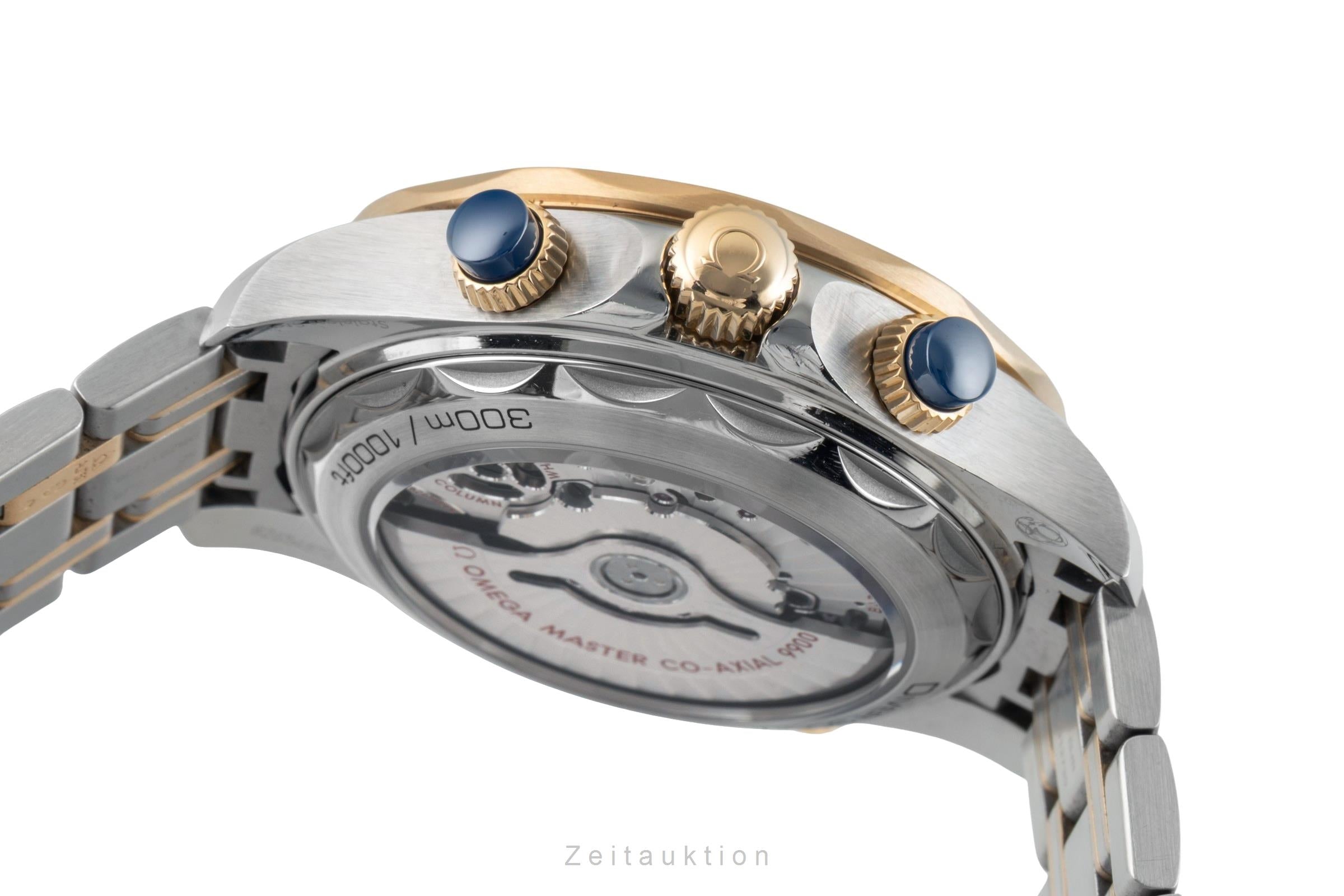 Omega Seamaster chronograph steel / gold automatic men's watch 210.20.44.51.03.001 LP: 18000EUR  [2602647]