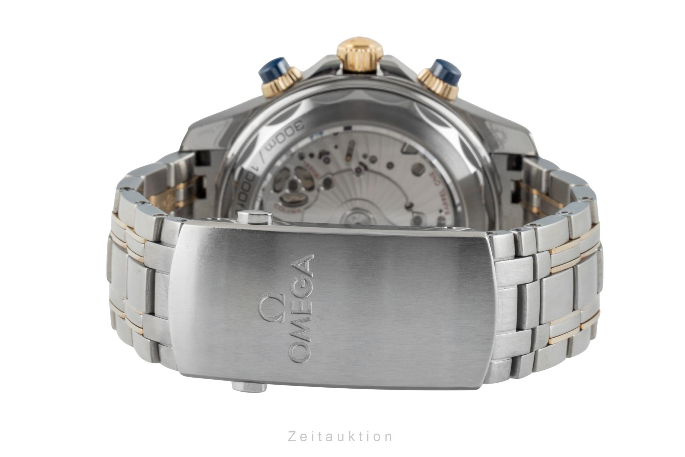 Omega Seamaster chronograph steel / gold automatic men's watch 210.20.44.51.03.001 LP: 18000EUR  [2602647]