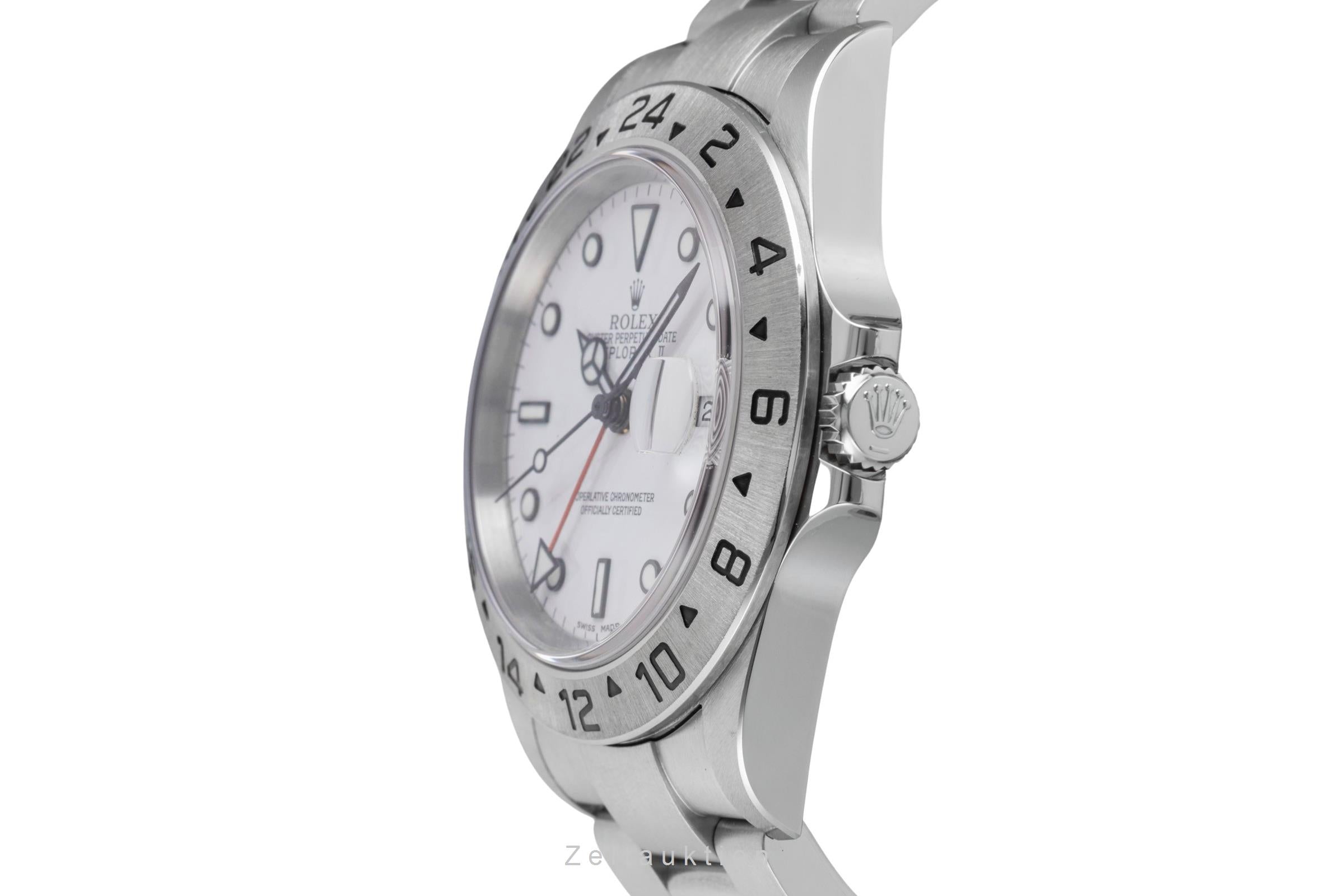 Rolex Explorer II steel automatic men's watch 16570  [2602649]