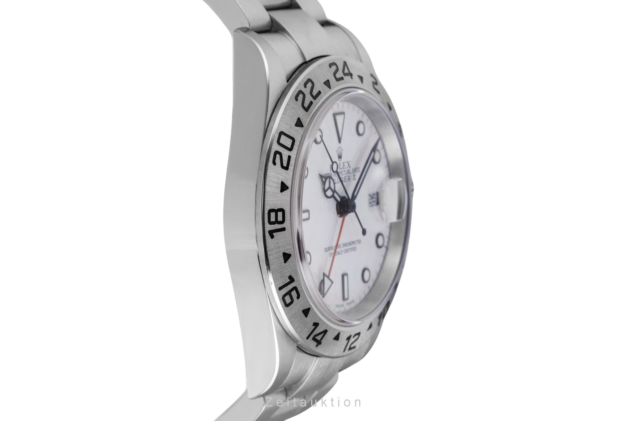 Rolex Explorer II steel automatic men's watch 16570  [2602649]