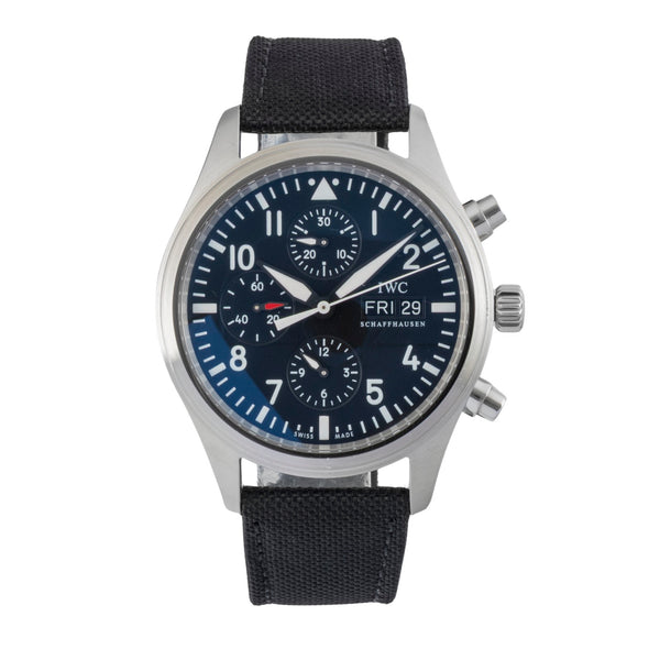 IWC Fliegeruhr chronograph steel automatic men's watch IW371701  [2602655]