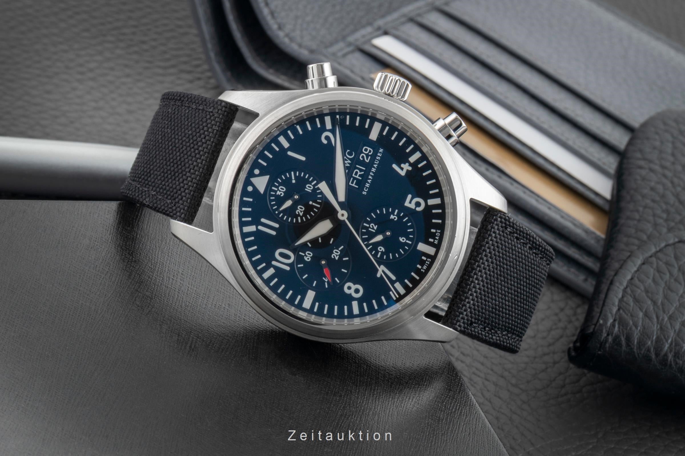 IWC Fliegeruhr chronograph steel automatic Kal. C.79320 Ref