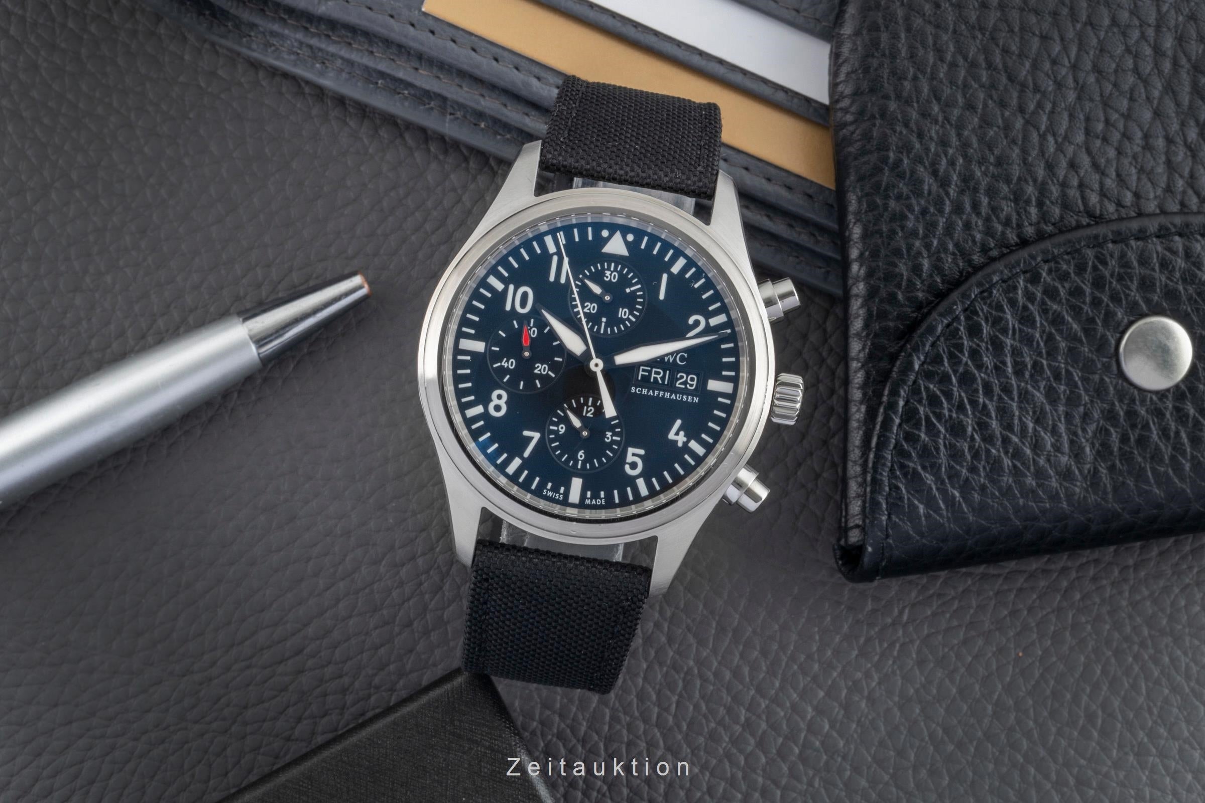 IWC Fliegeruhr chronograph steel automatic men's watch IW371701  [2602655]
