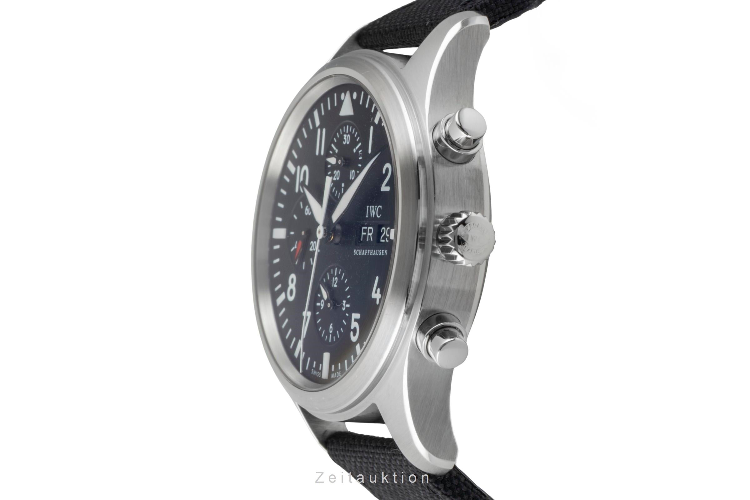 IWC Fliegeruhr chronograph steel automatic men's watch IW371701  [2602655]