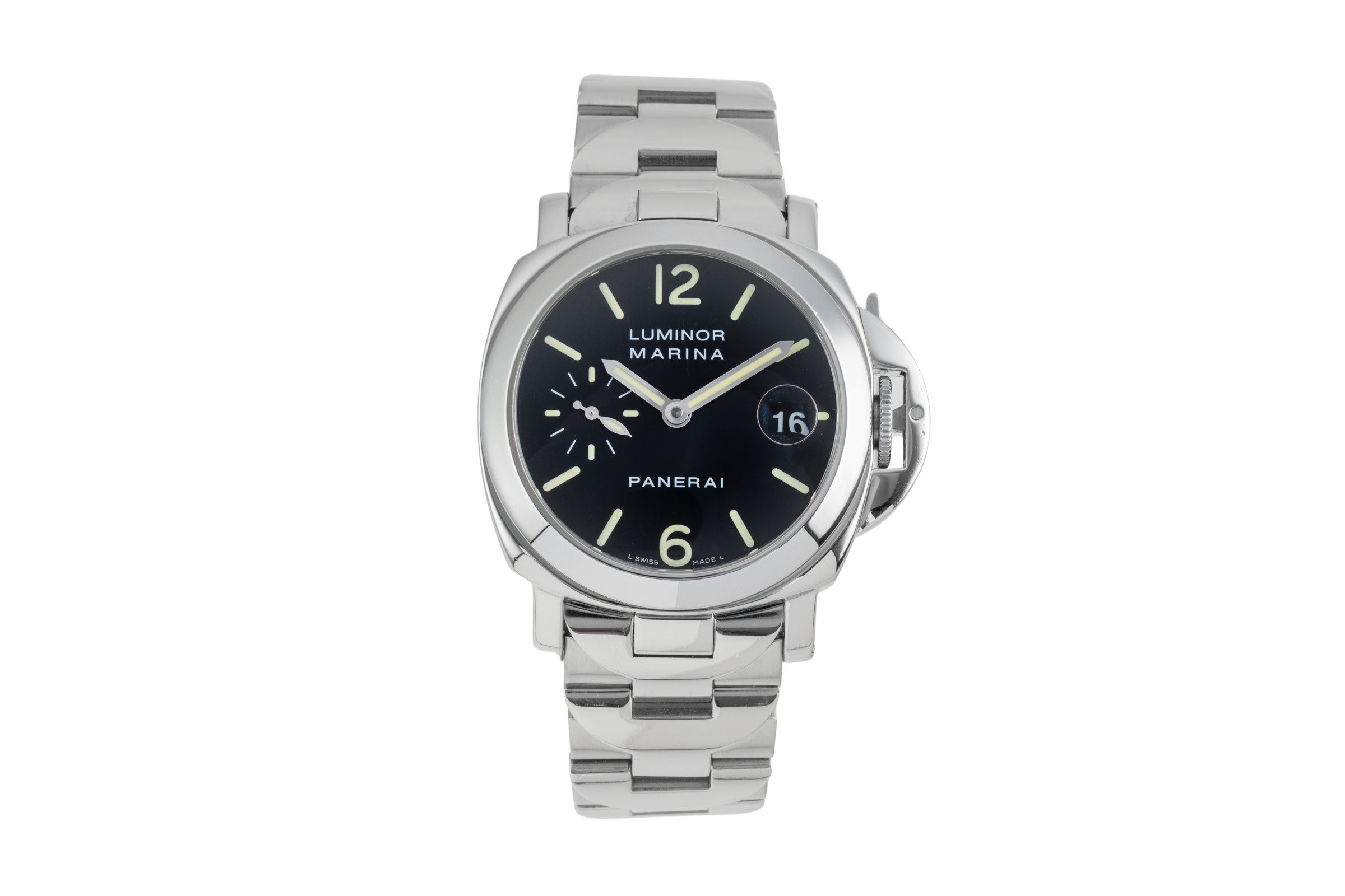 Panerai Luminor Marina acciaio automatismo orologio da uomo PAM00050  [2602656]