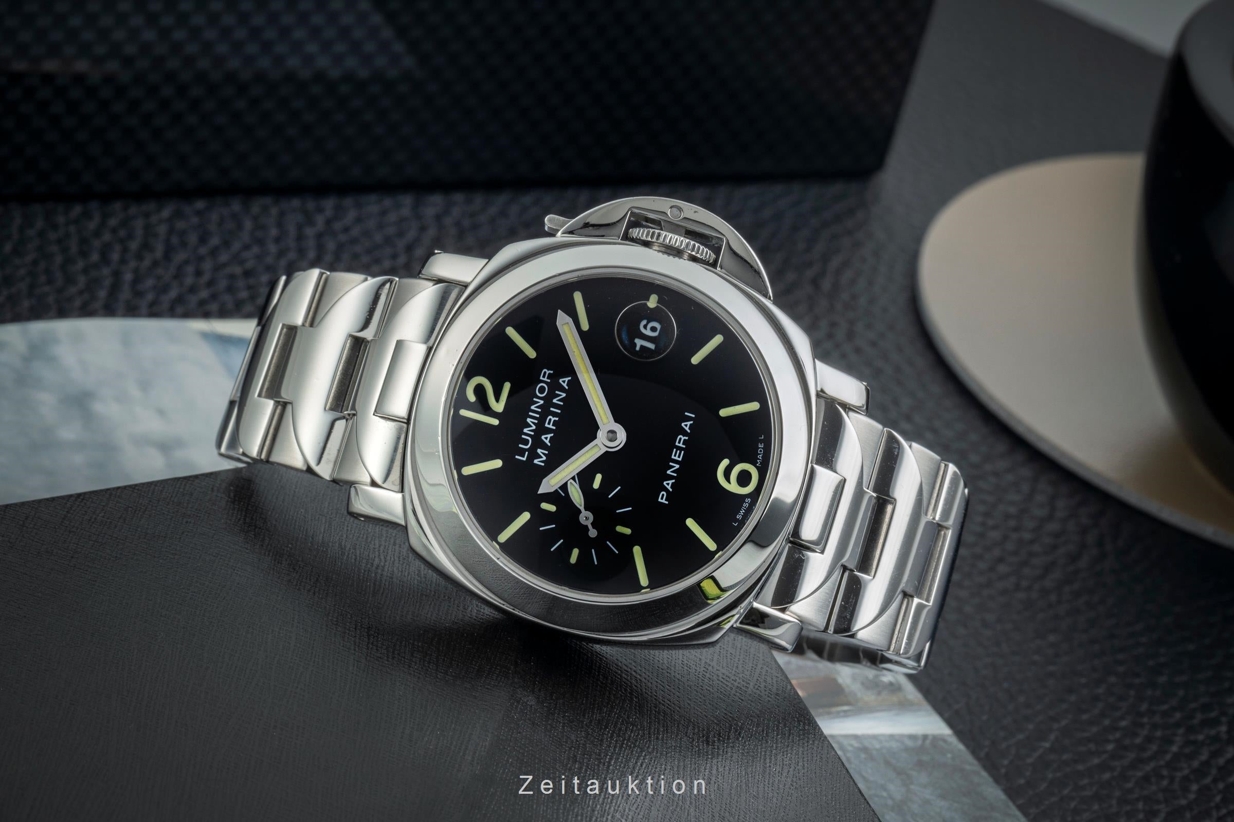 Panerai Luminor Marina steel automatic men's watch PAM00050  [2602656]