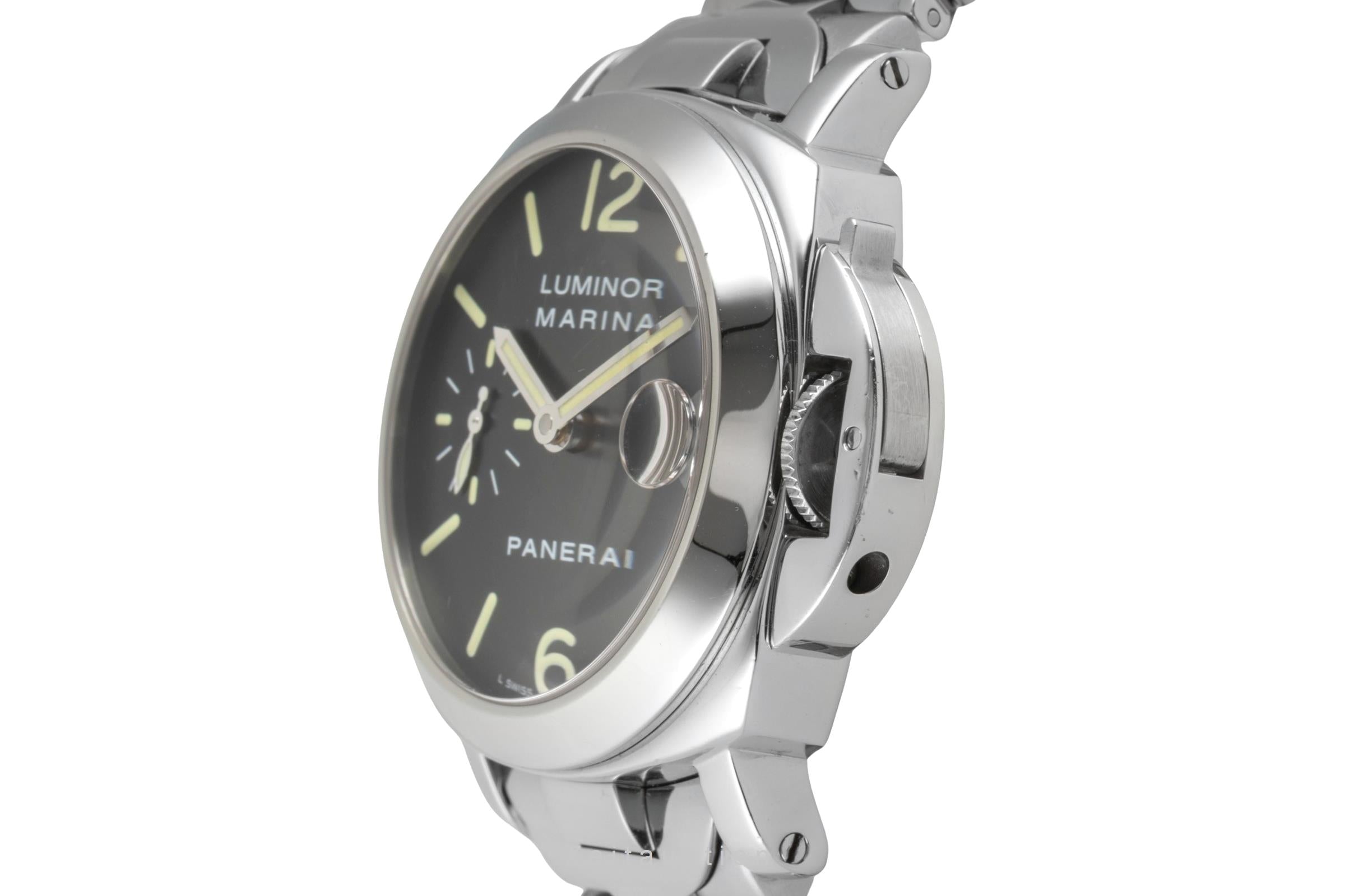 Panerai Luminor Marina steel automatic men's watch PAM00050  [2602656]