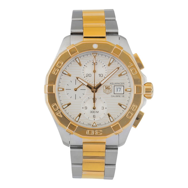 Tag Heuer Aquaracer cronógrafo acero / banado en oro automático reloj para caballeros CAP2121.BB0923  [2602660]