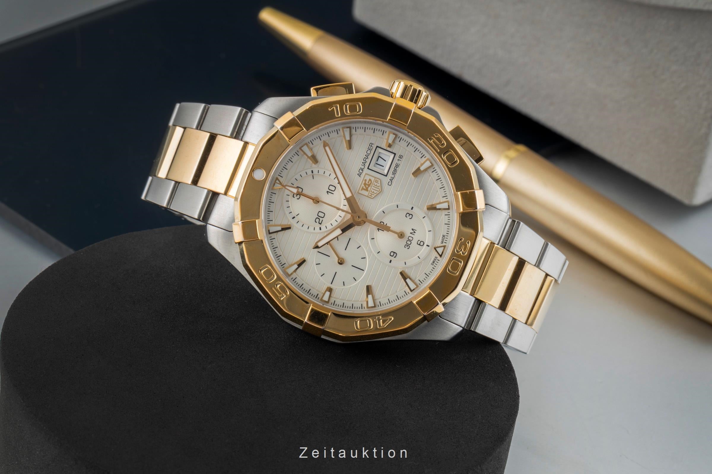 Tag Heuer Aquaracer cronógrafo acero / banado en oro automático reloj para caballeros CAP2121.BB0923  [2602660]