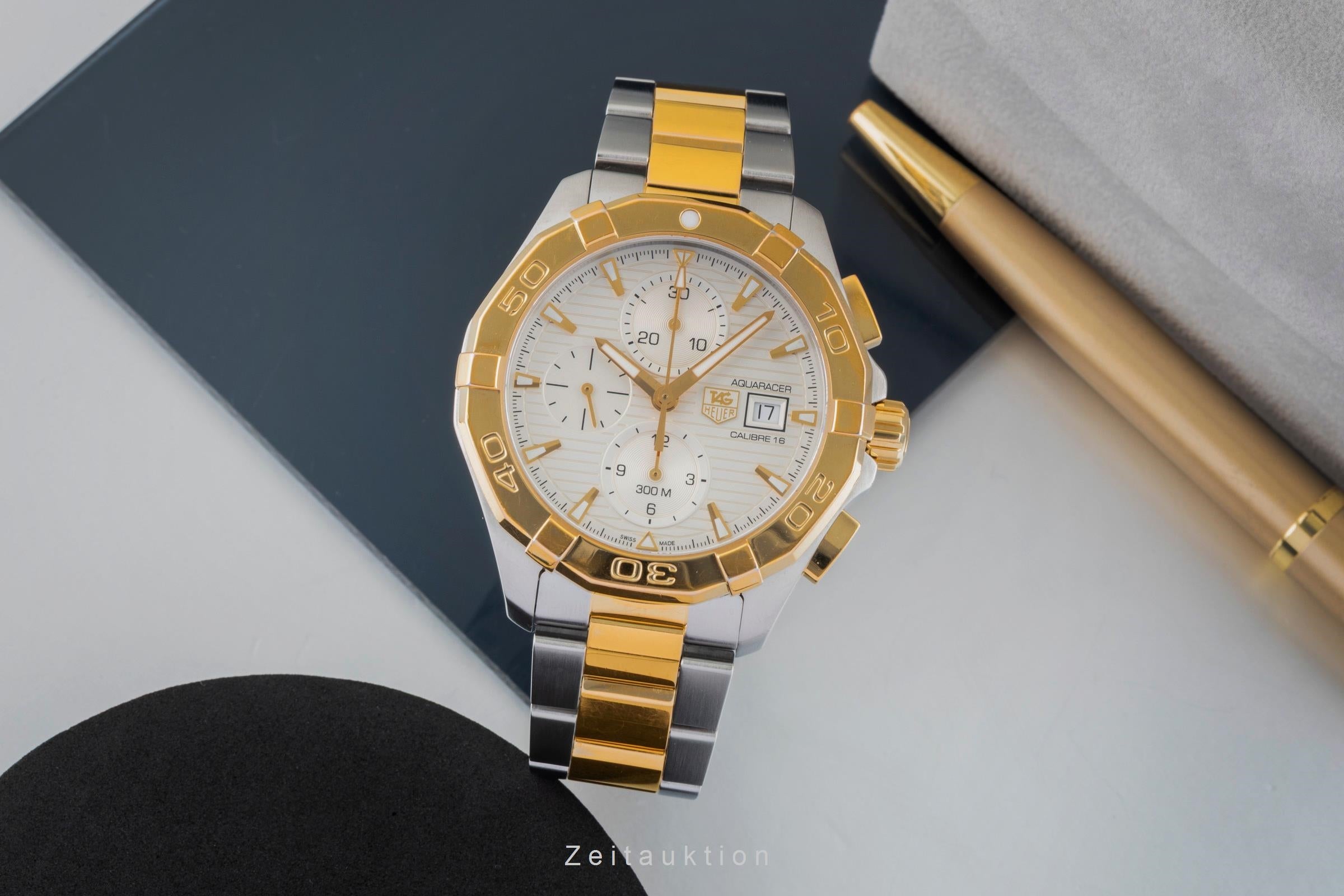 Tag Heuer Aquaracer cronógrafo acero / banado en oro automático reloj para caballeros CAP2121.BB0923  [2602660]