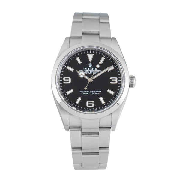 Rolex Explorer acier automatique montre pour hommes 124270  [2602661]