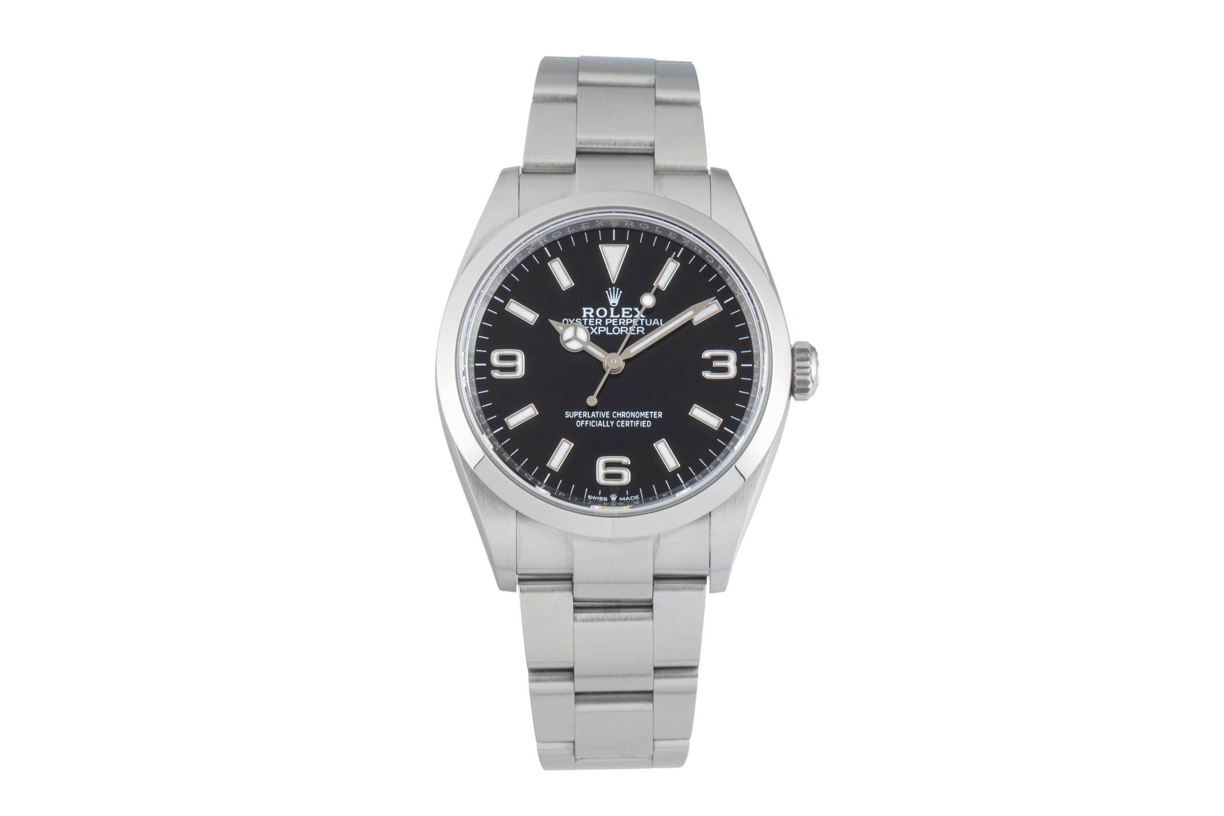 Rolex Explorer acciaio automatismo orologio da uomo 124270  [2602661]