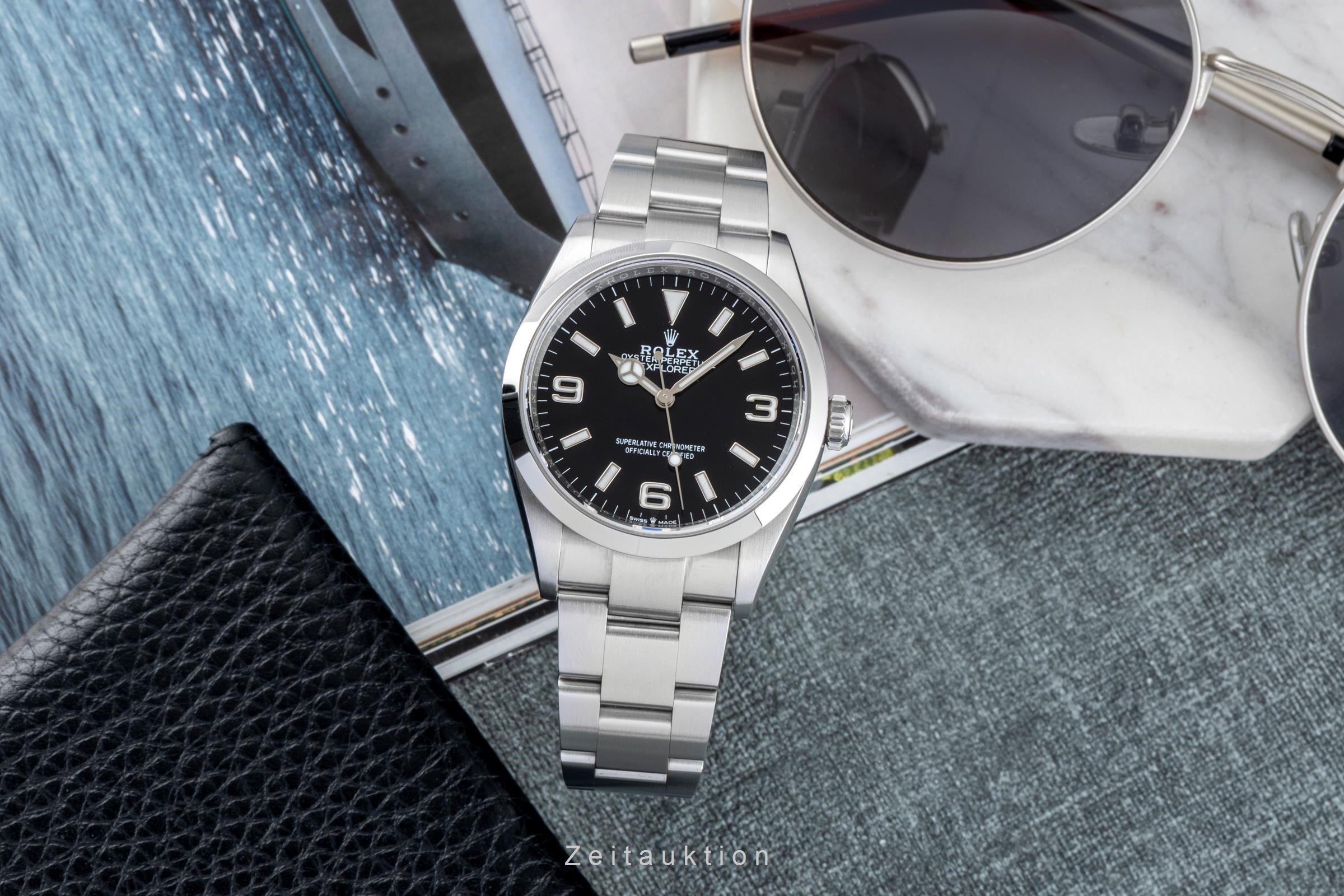 Rolex Explorer acier automatique montre pour hommes 124270  [2602661]