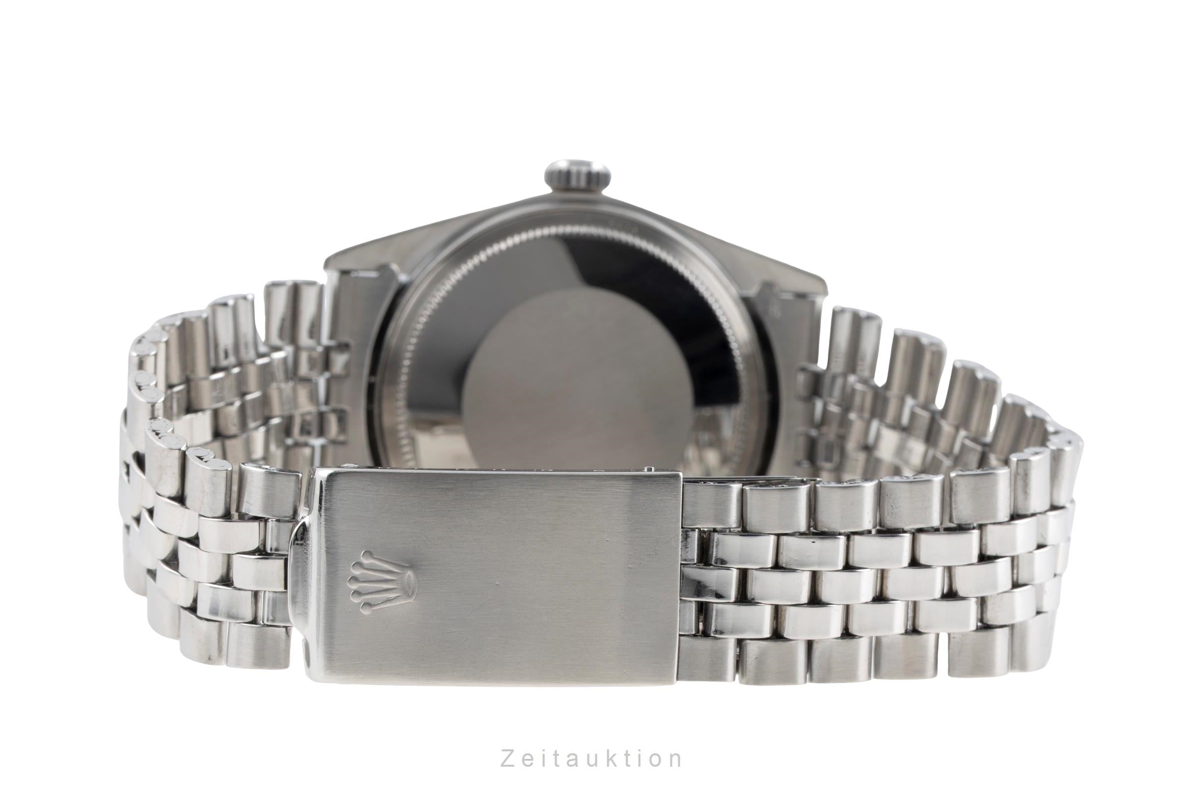 Rolex Datejust 36 Silver Linen Sigma Dial Stahl / Weissgold Automatik Ref. 1603 [2602662]