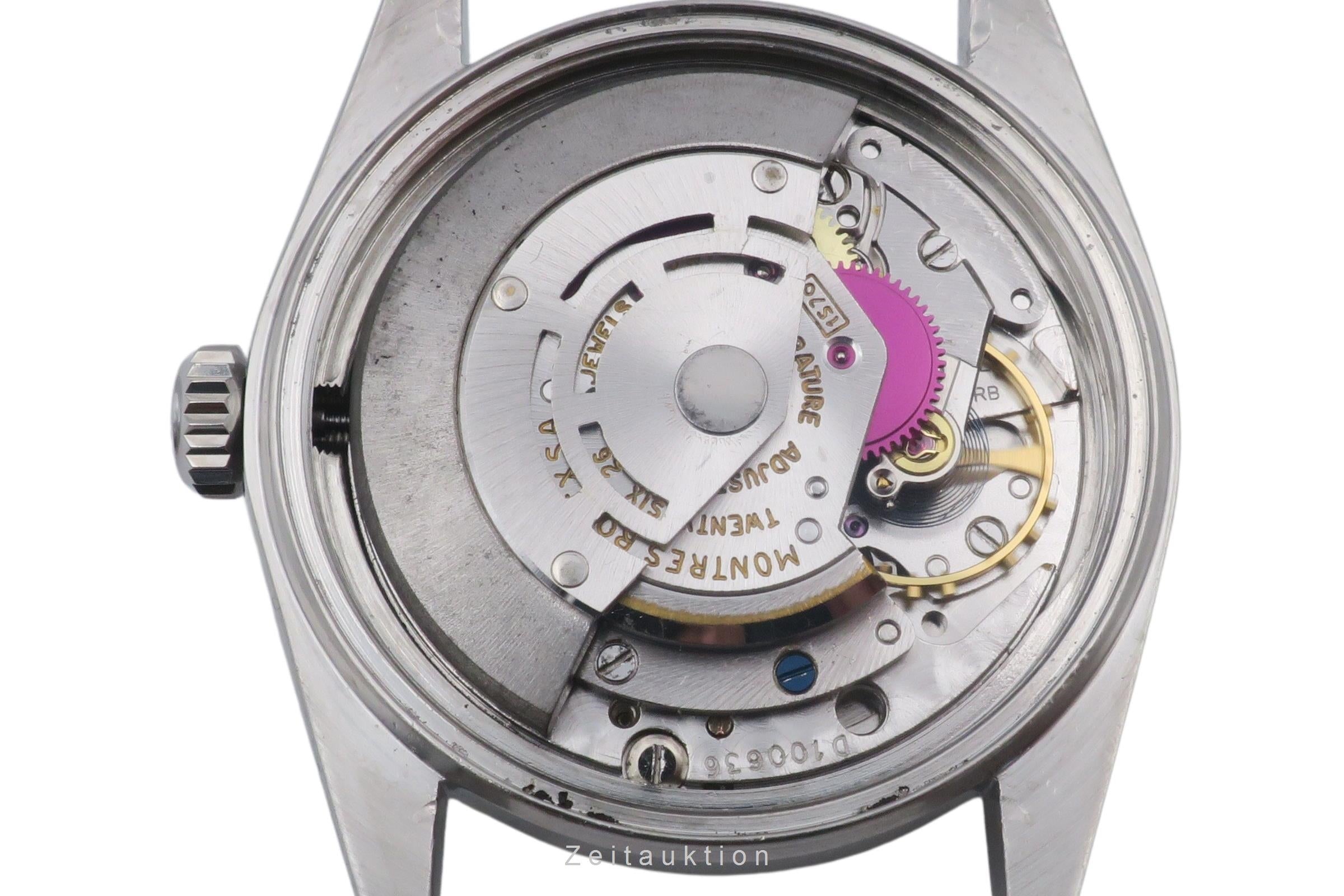 Rolex Datejust 36 Silver Linen Sigma Dial Stahl / Weissgold Automatik Ref. 1603 [2602662]