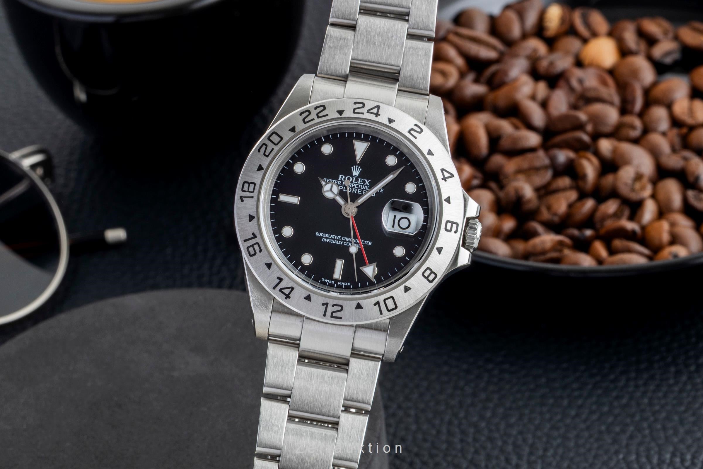 Rolex Explorer II acciaio automatismo orologio da uomo 16570  [2602667]