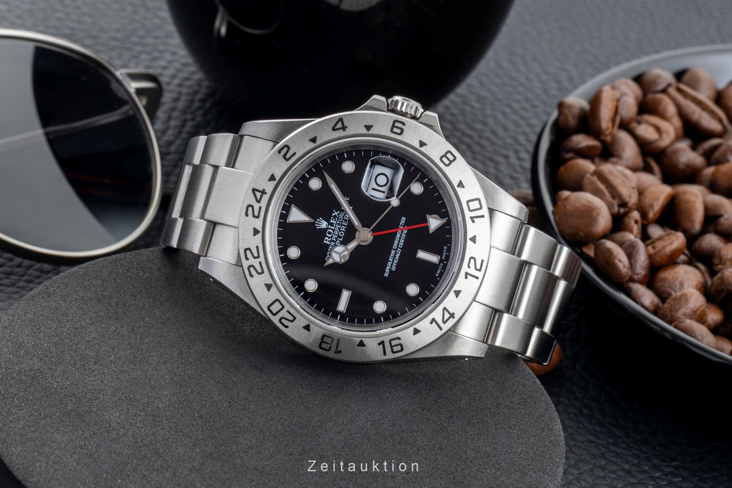 Rolex Explorer II steel automatic men's watch 16570  [2602667]