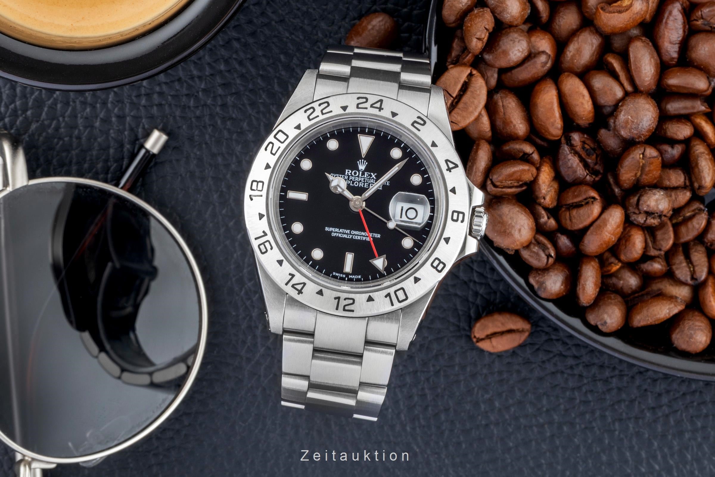 Rolex Explorer II steel automatic men's watch 16570  [2602667]