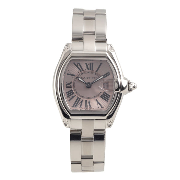 Cartier Roadster acero cuarzo reloj para damas  W62017V3  [2602668]