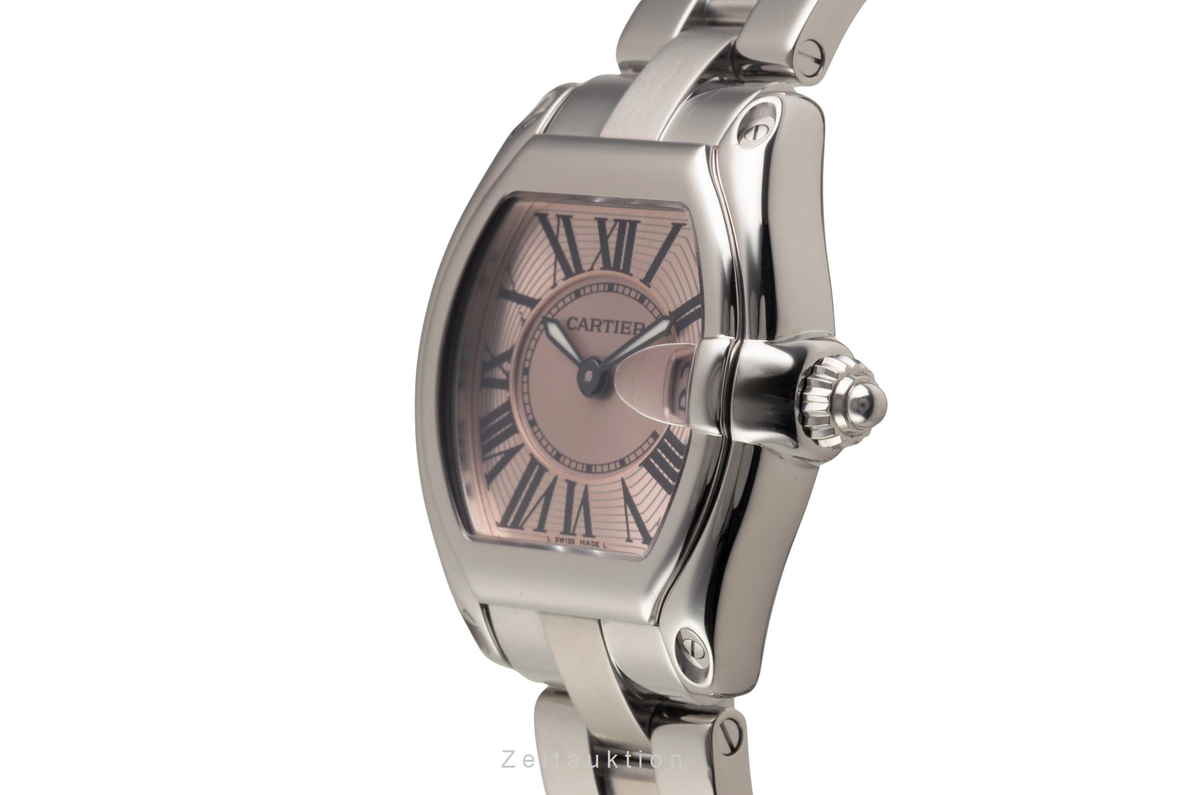 Cartier Roadster acero cuarzo reloj para damas  W62017V3  [2602668]