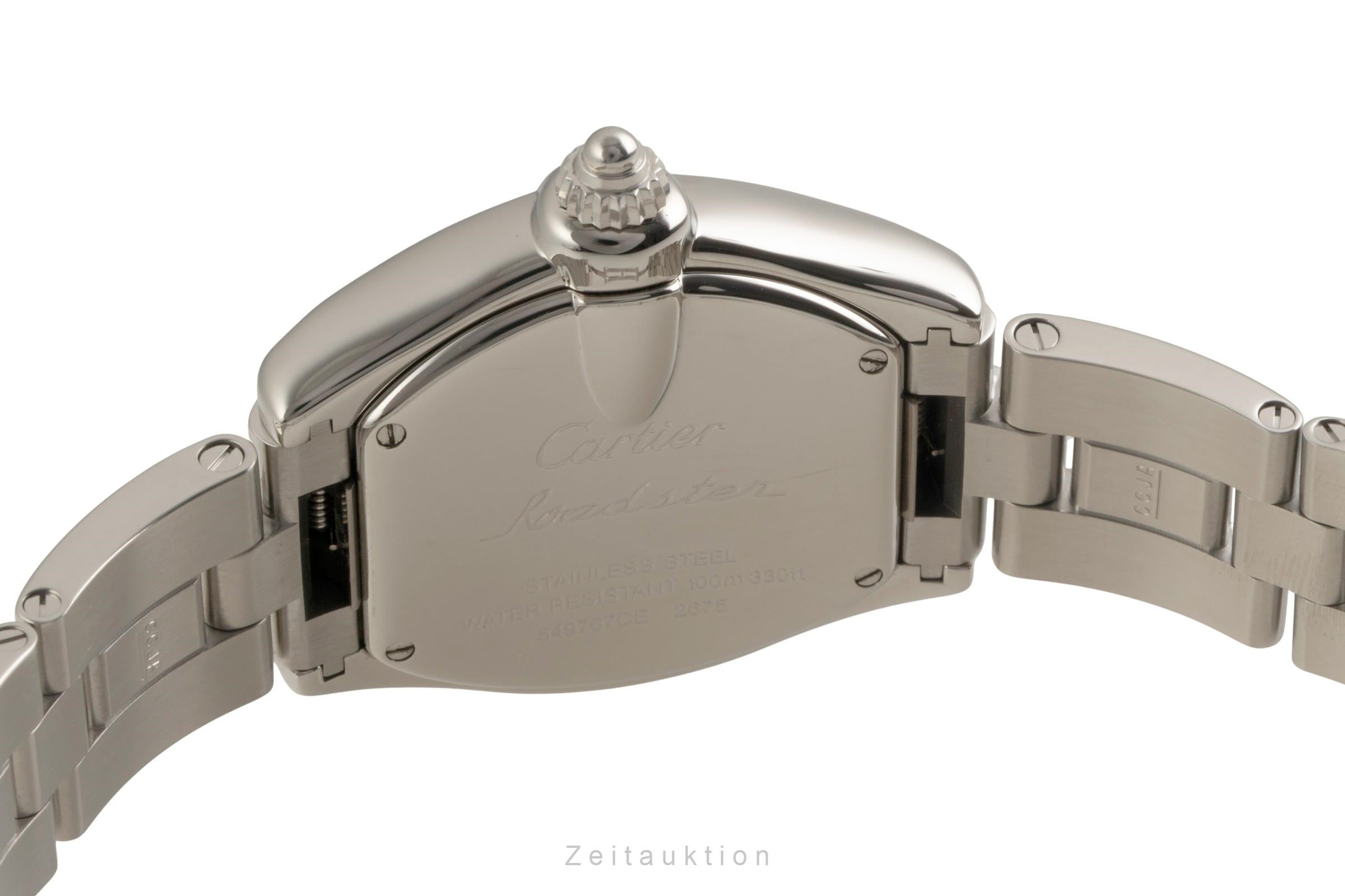 Cartier Roadster acero cuarzo reloj para damas  W62017V3  [2602668]