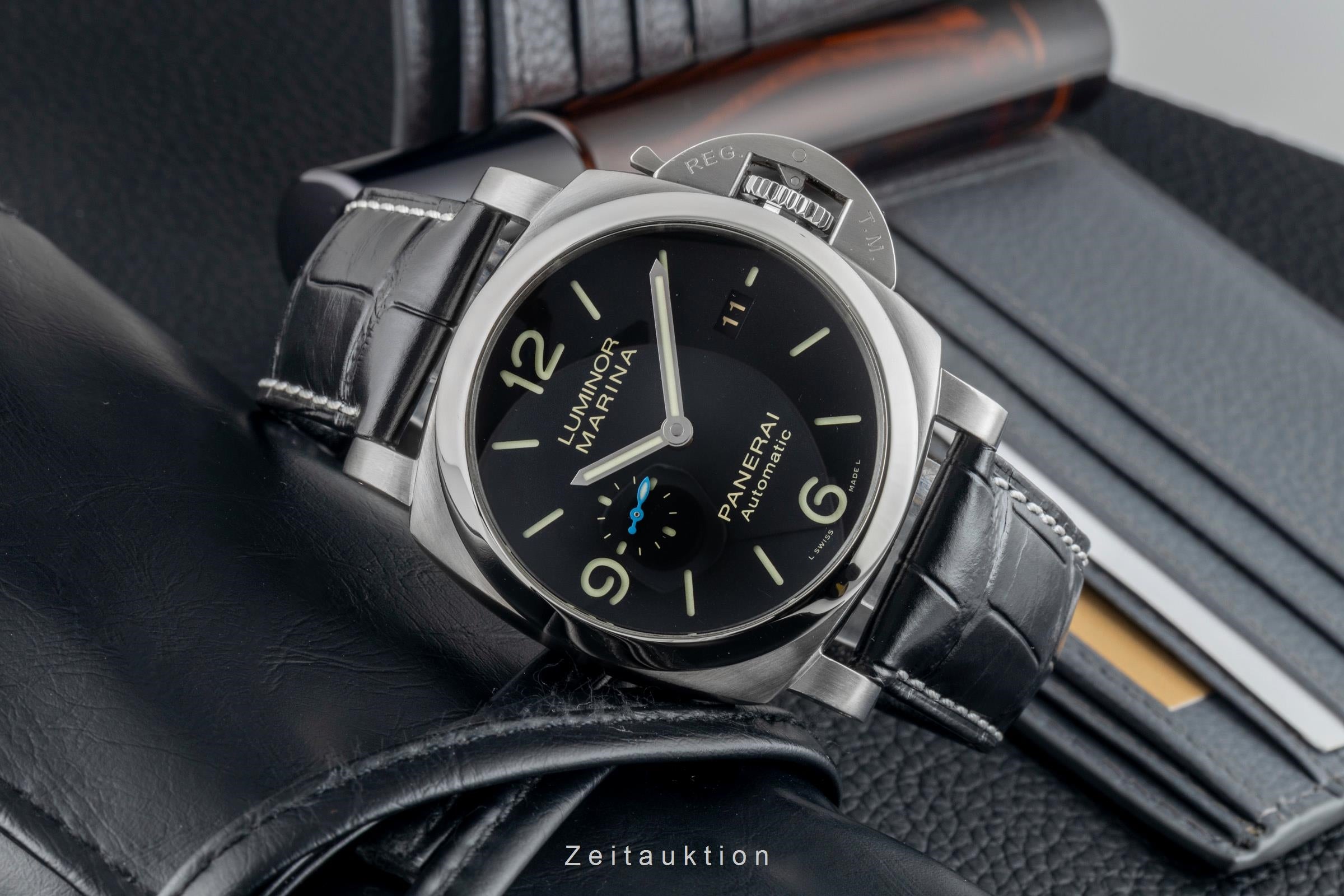 Panerai Luminor Marina acero automático reloj para caballeros PAM01312 LP: 8900EUR  [2602671]