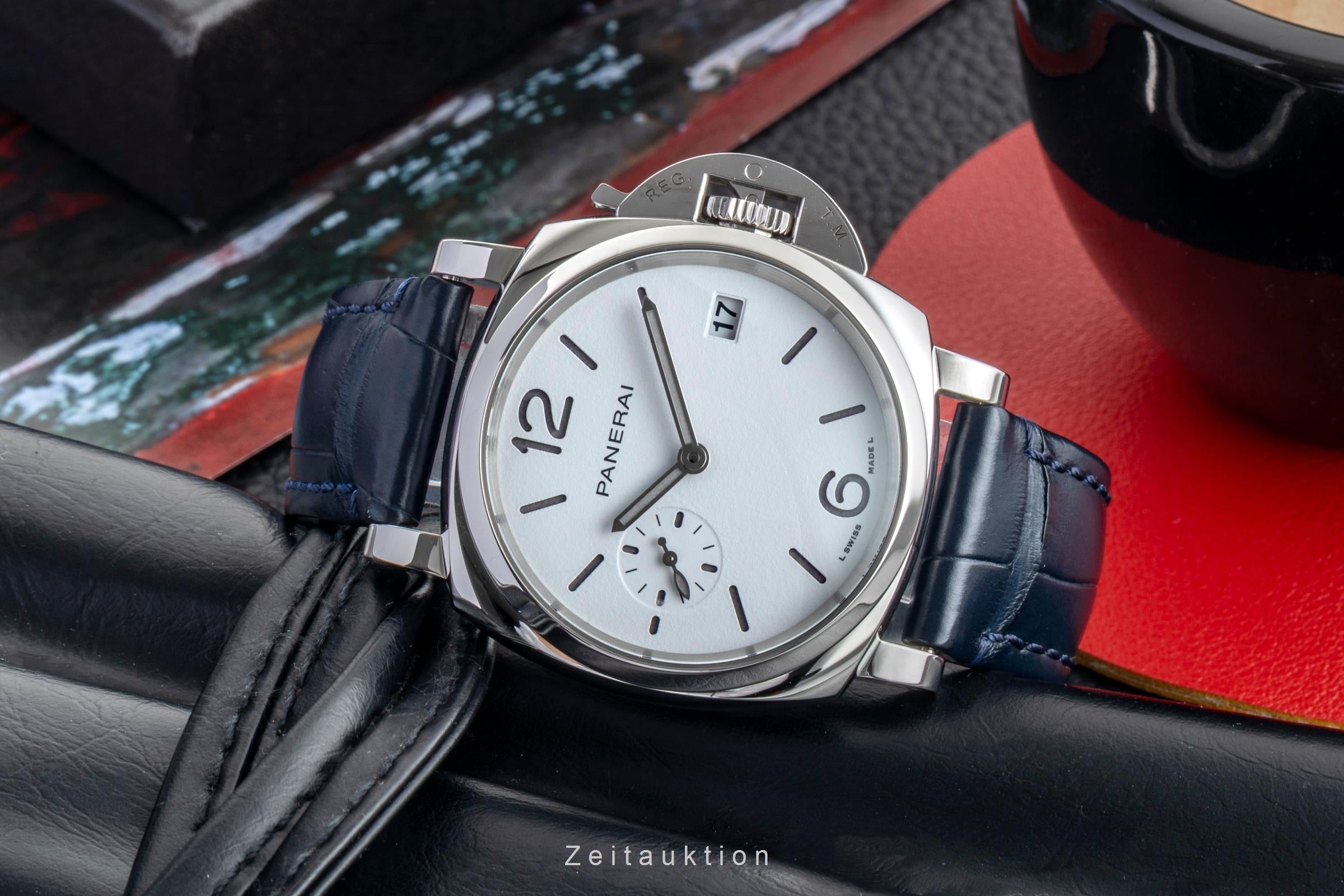 Panerai Luminor Due Luna acier automatique unisexe PAM01306  [2602673]