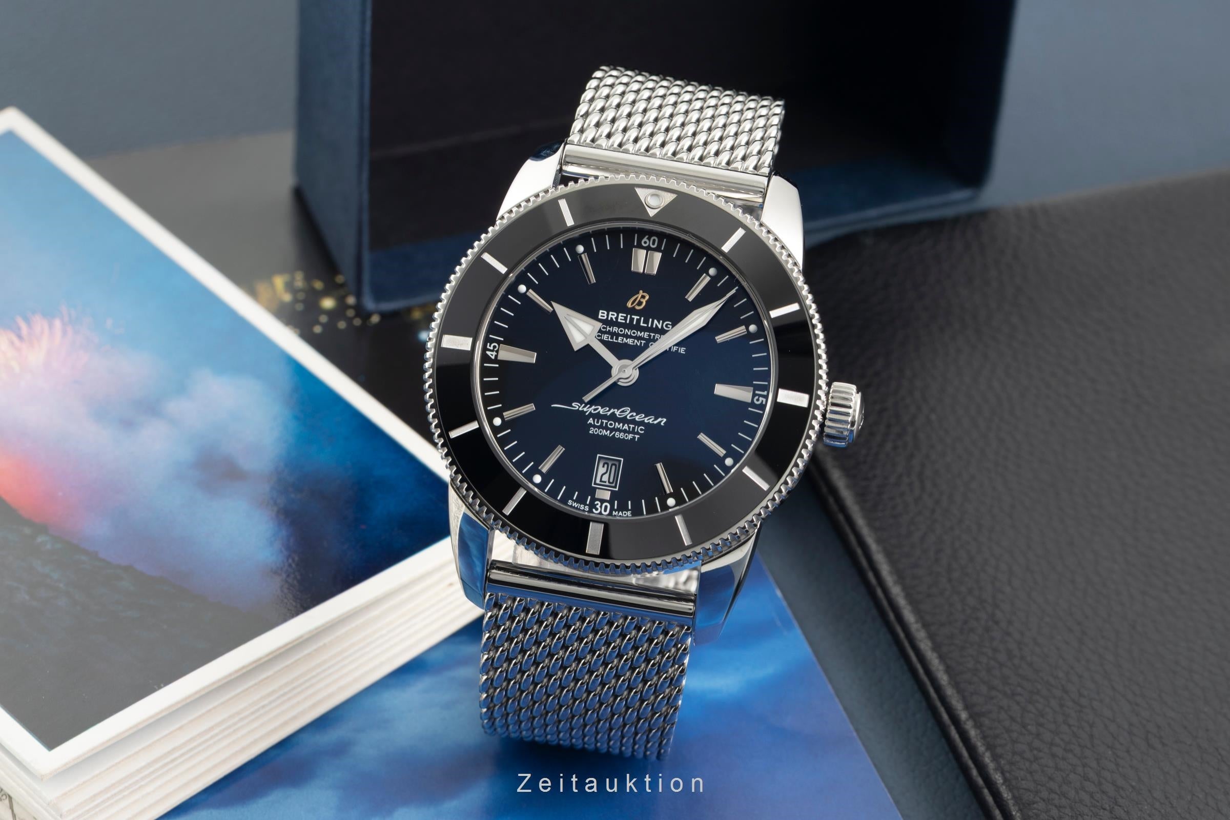 Breitling Superocean Heritage 46 acier automatique montre pour hommes AB2020121B1A1 LP: 6050EUR  [2602676]
