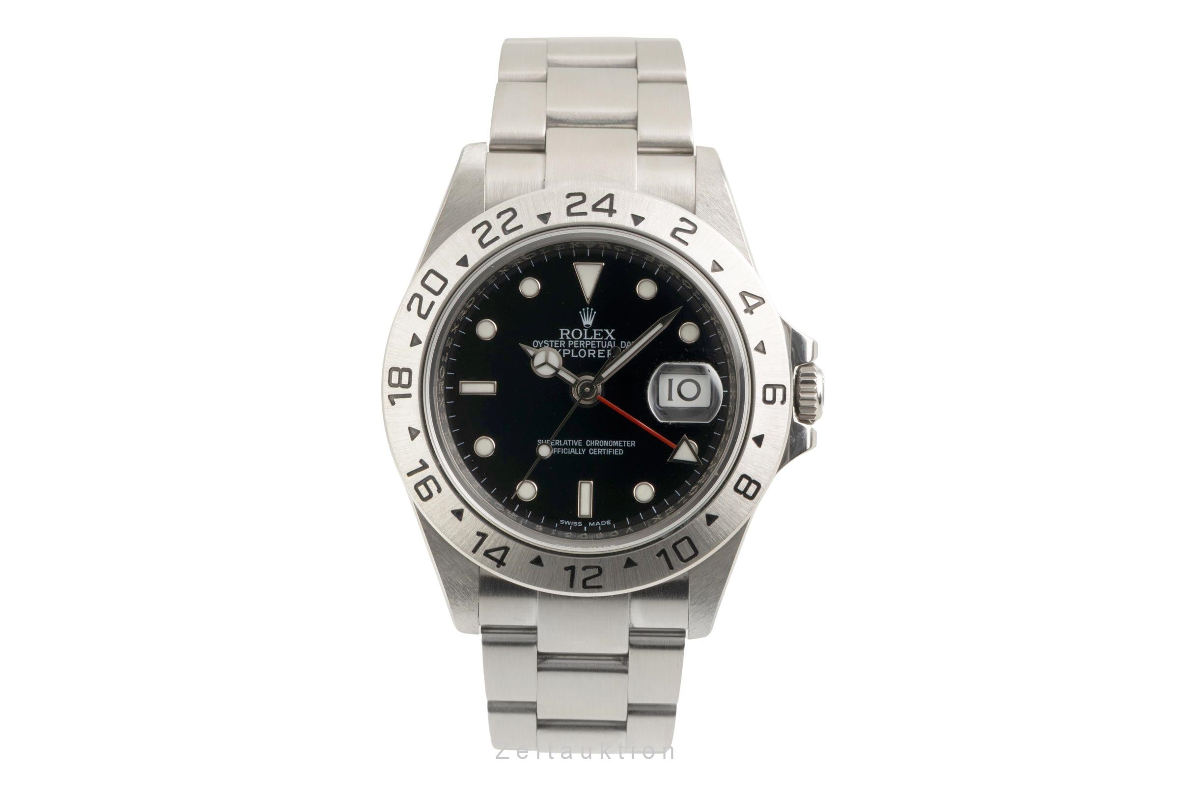 Rolex Explorer II steel automatic men's watch 16570  [2602678]
