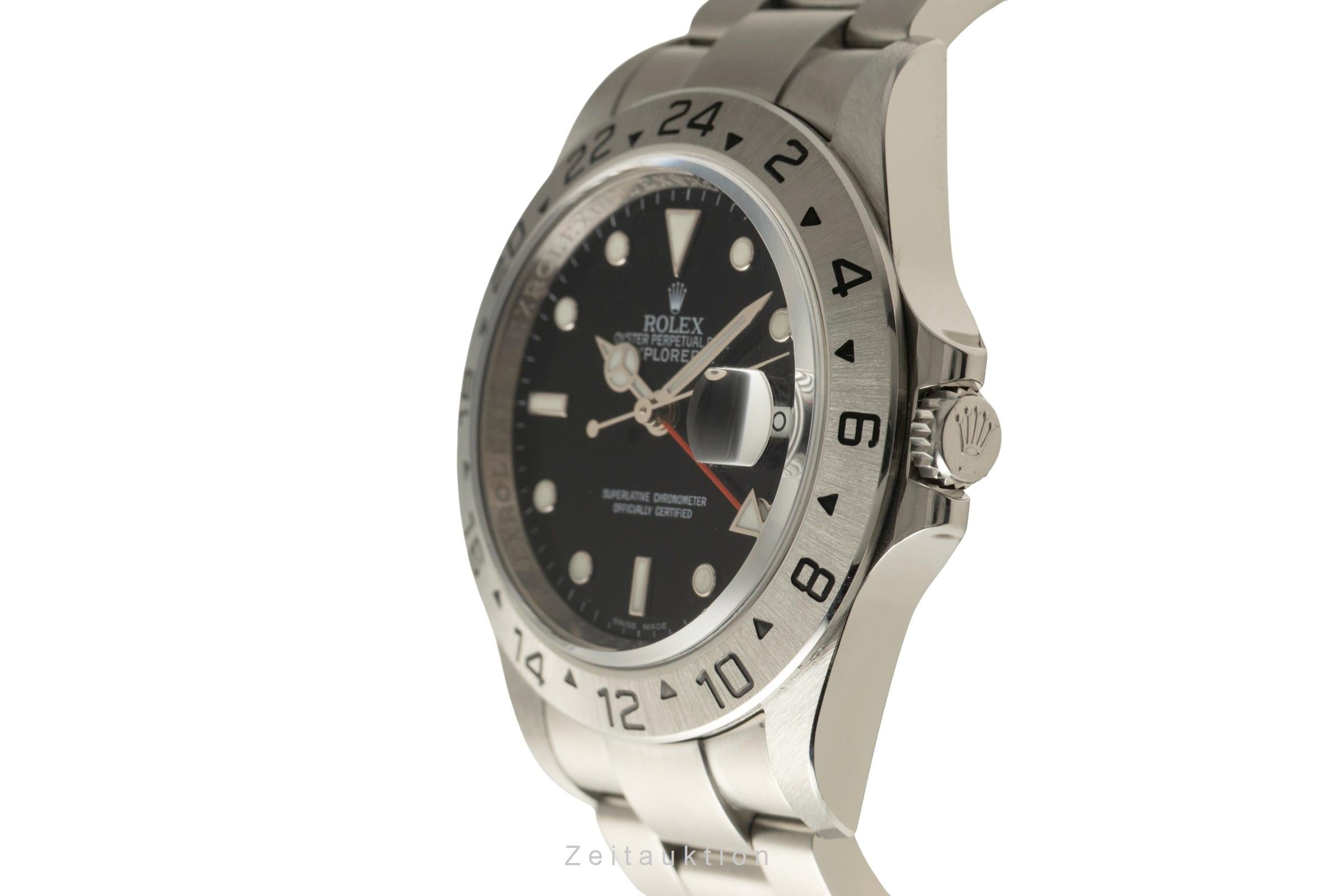 Rolex Explorer II steel automatic men's watch 16570  [2602678]