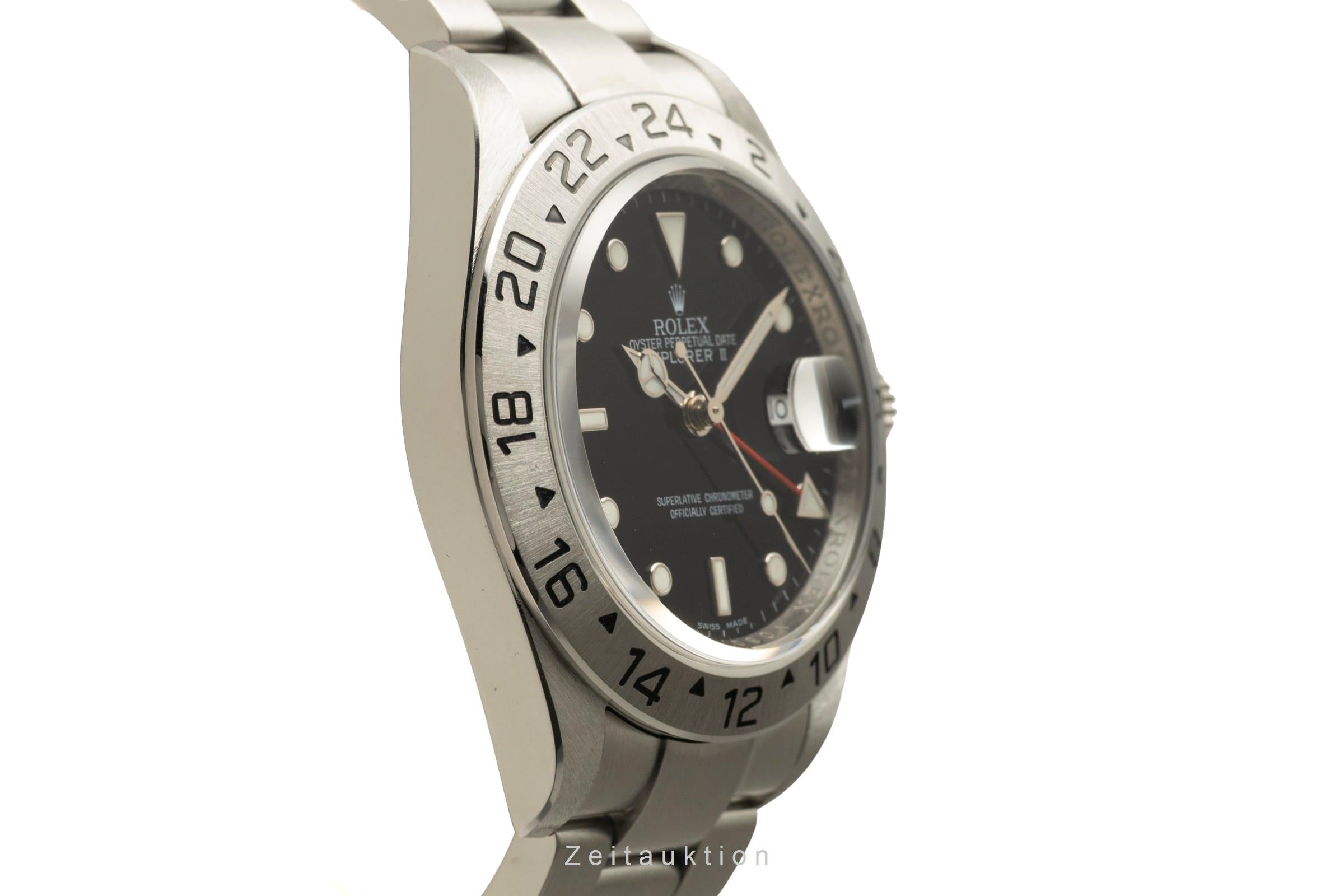 Rolex Explorer II steel automatic men's watch 16570  [2602678]