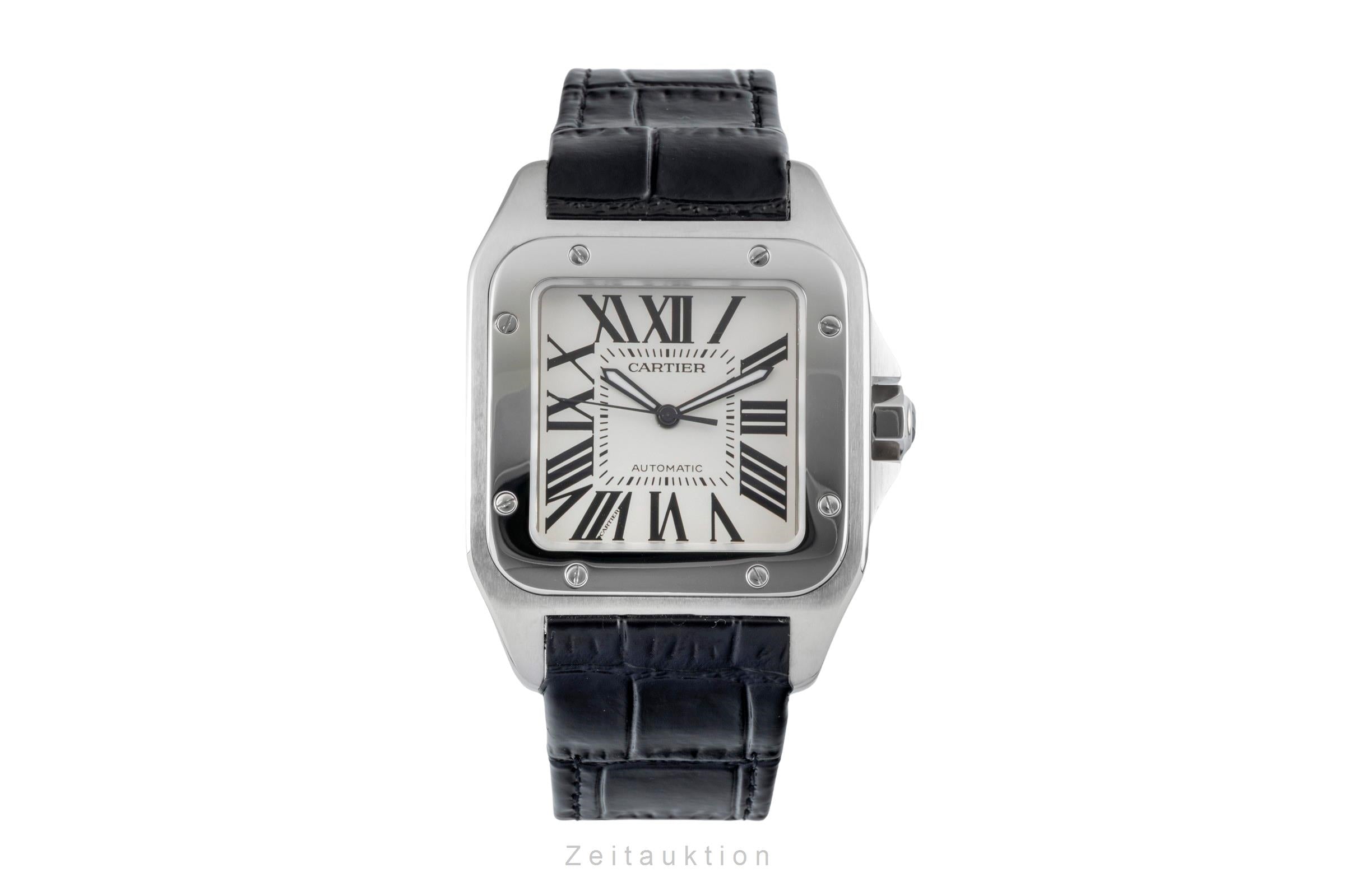 Cartier Santos 100 acier automatique montre pour hommes W20073X8, 2656  [2602683]