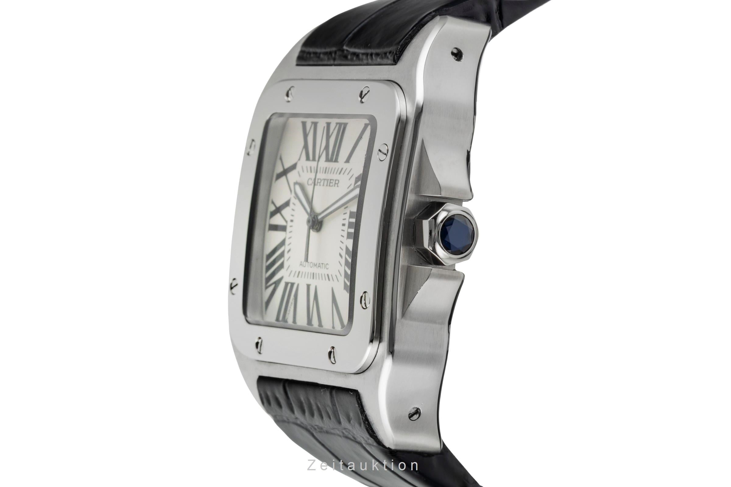 Cartier Santos 100 acier automatique montre pour hommes W20073X8, 2656  [2602683]