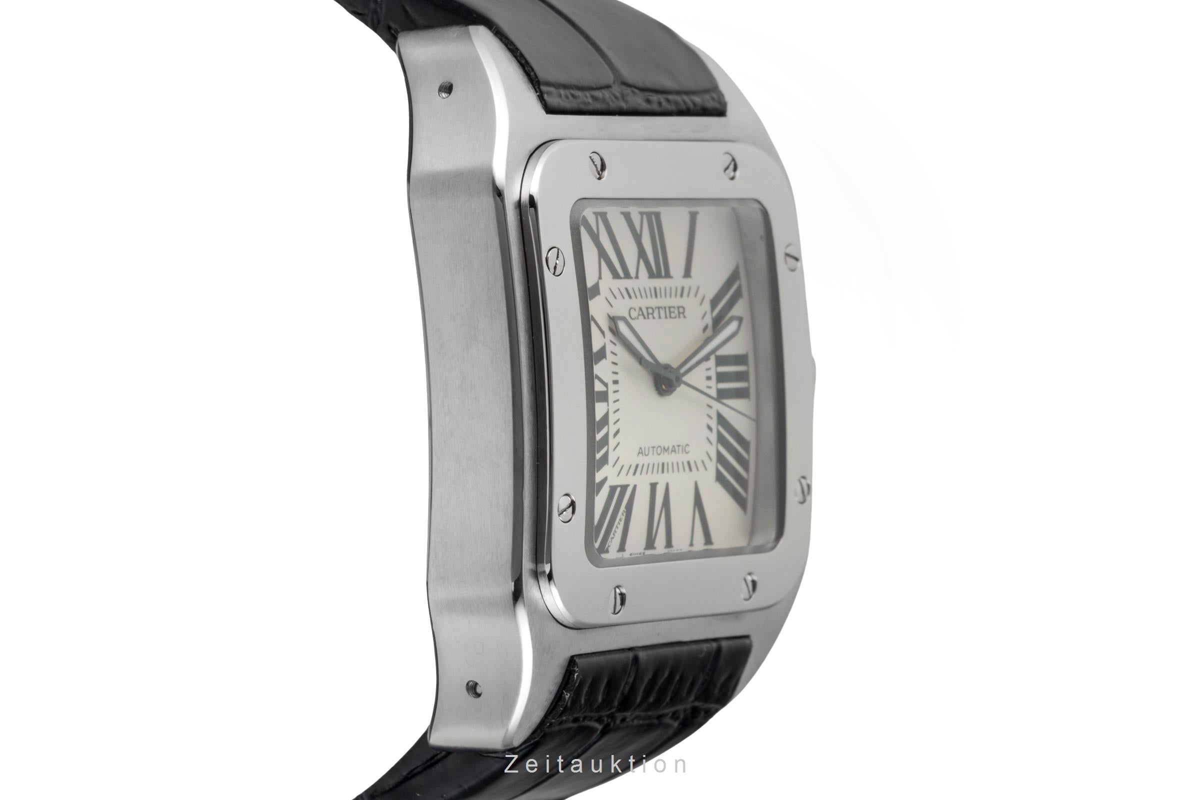 Cartier Santos 100 acier automatique montre pour hommes W20073X8, 2656  [2602683]