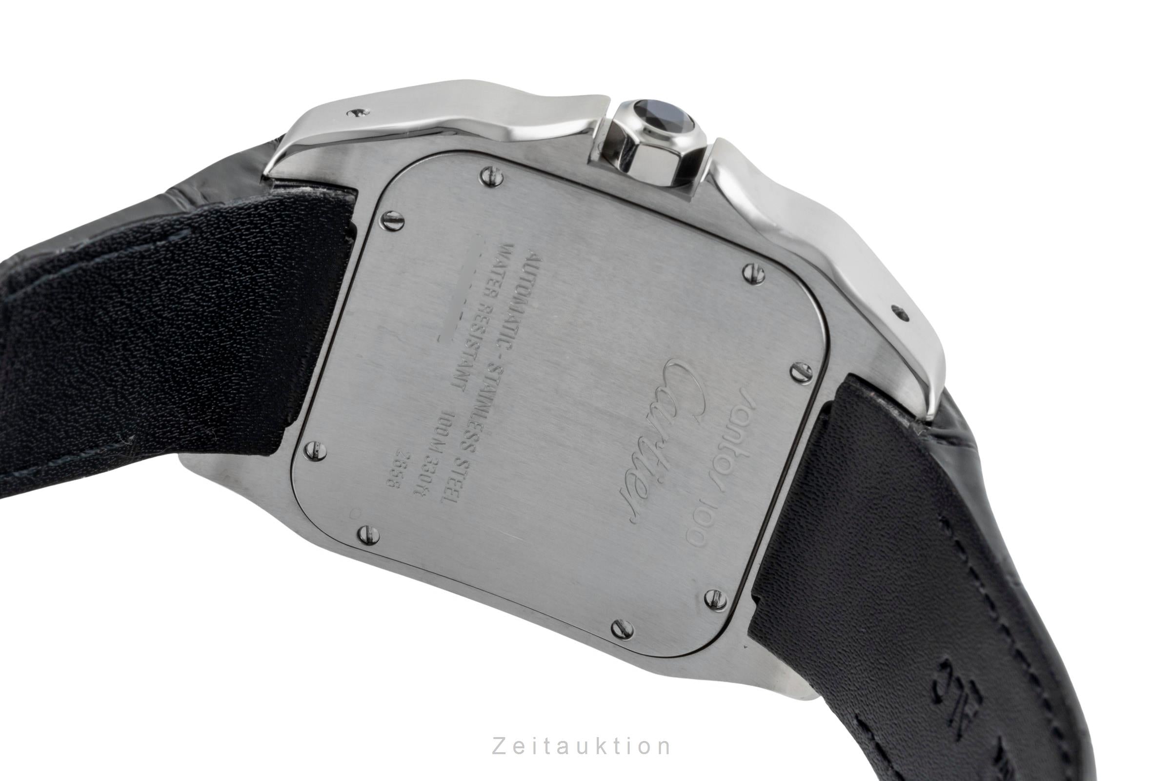 Cartier Santos 100 acier automatique montre pour hommes W20073X8, 2656  [2602683]