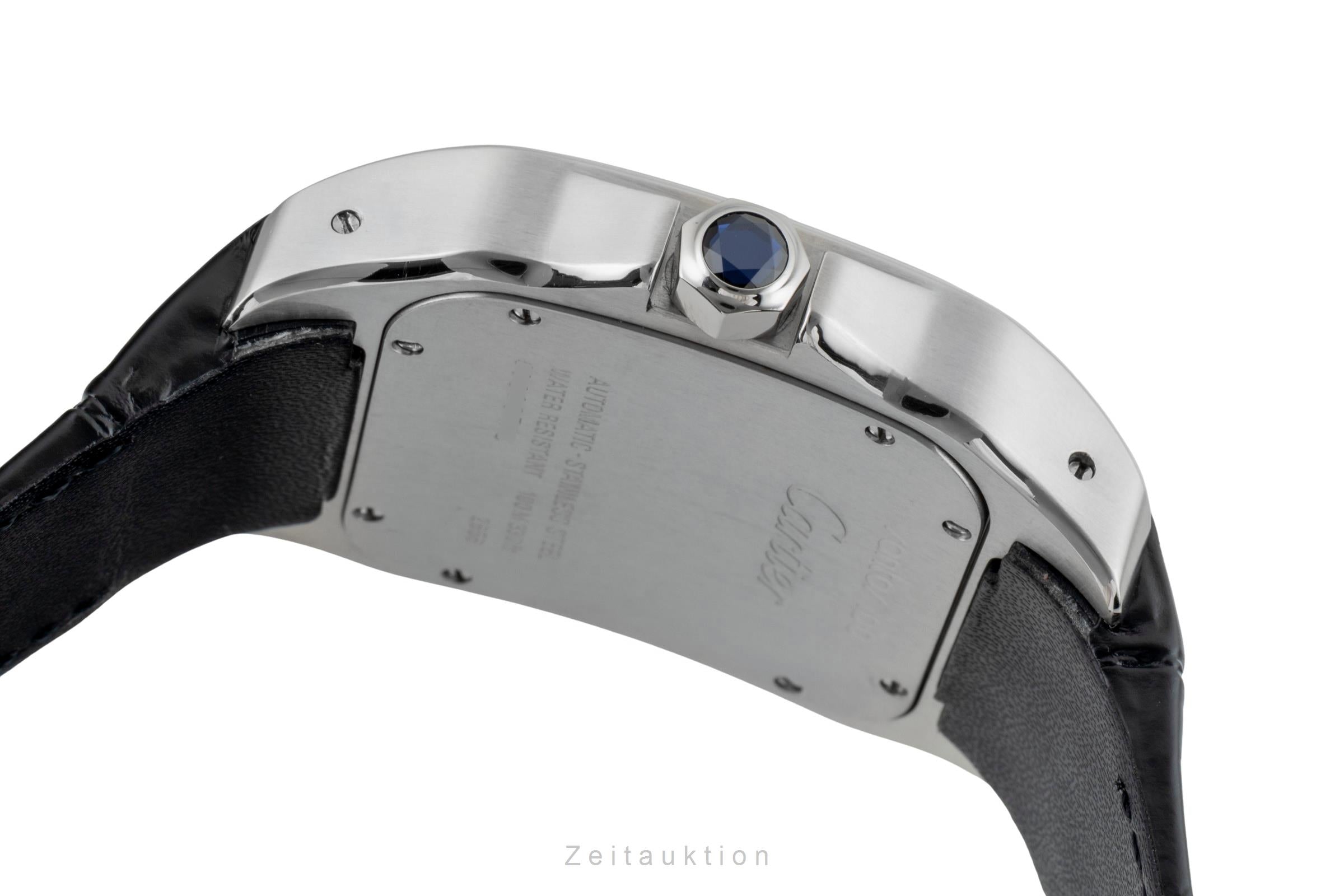 Cartier Santos 100 acier automatique montre pour hommes W20073X8, 2656  [2602683]