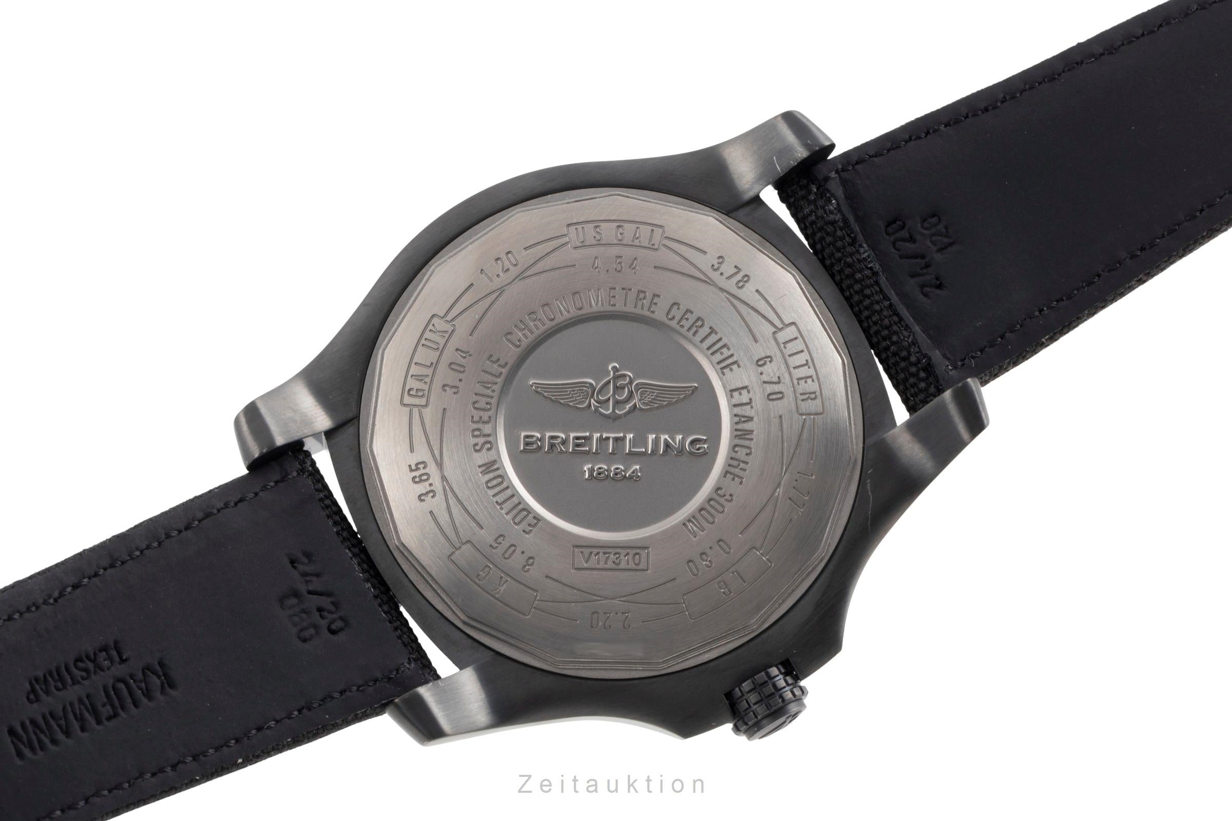 Breitling Avenger Blackbird Automatik Titan Ref. V1731010/BD12 B&P 2019 [2602685]