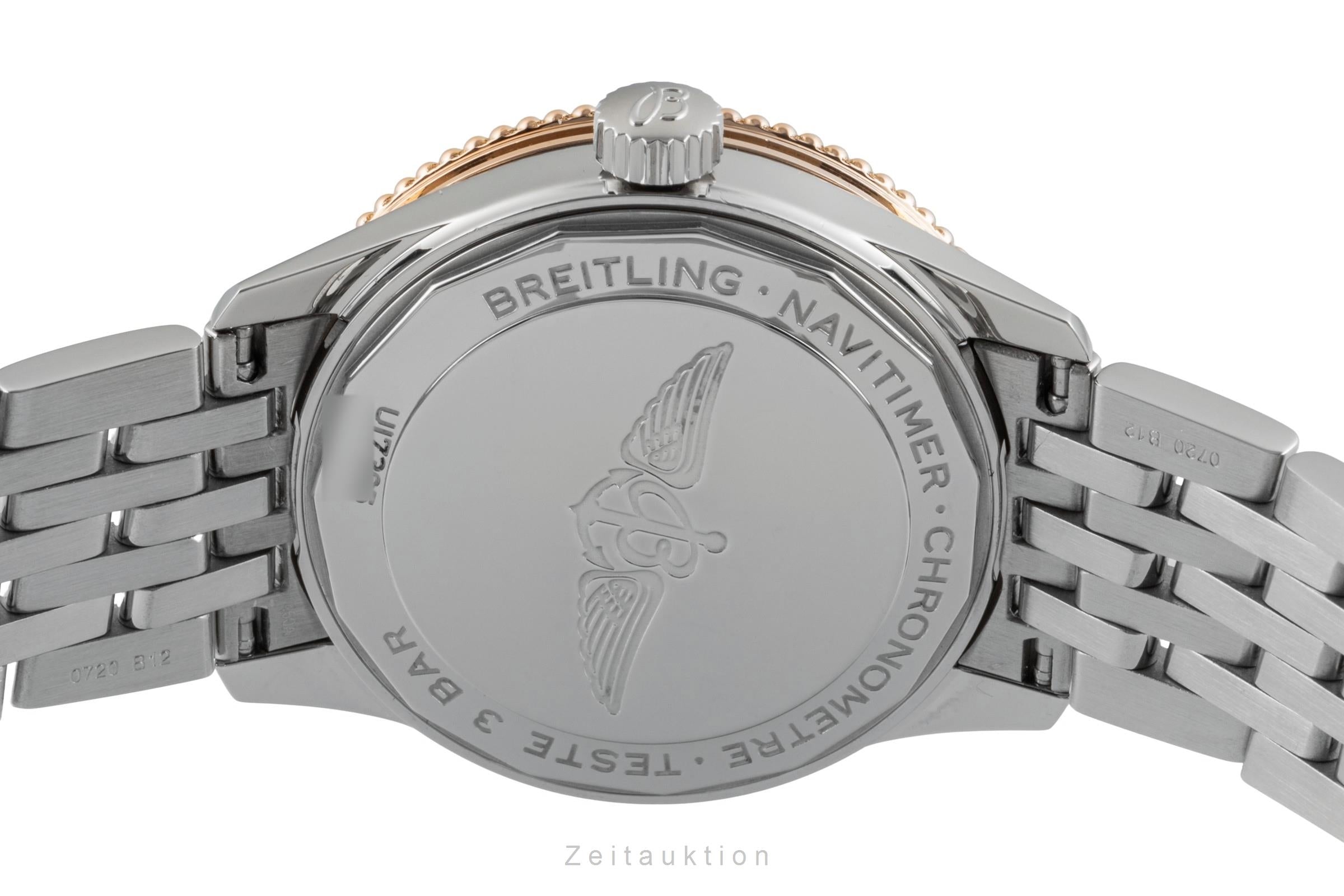 Breitling Navitimer Automatik Stahl Gold MOP Diamonds Ref. U17395  [2602686]