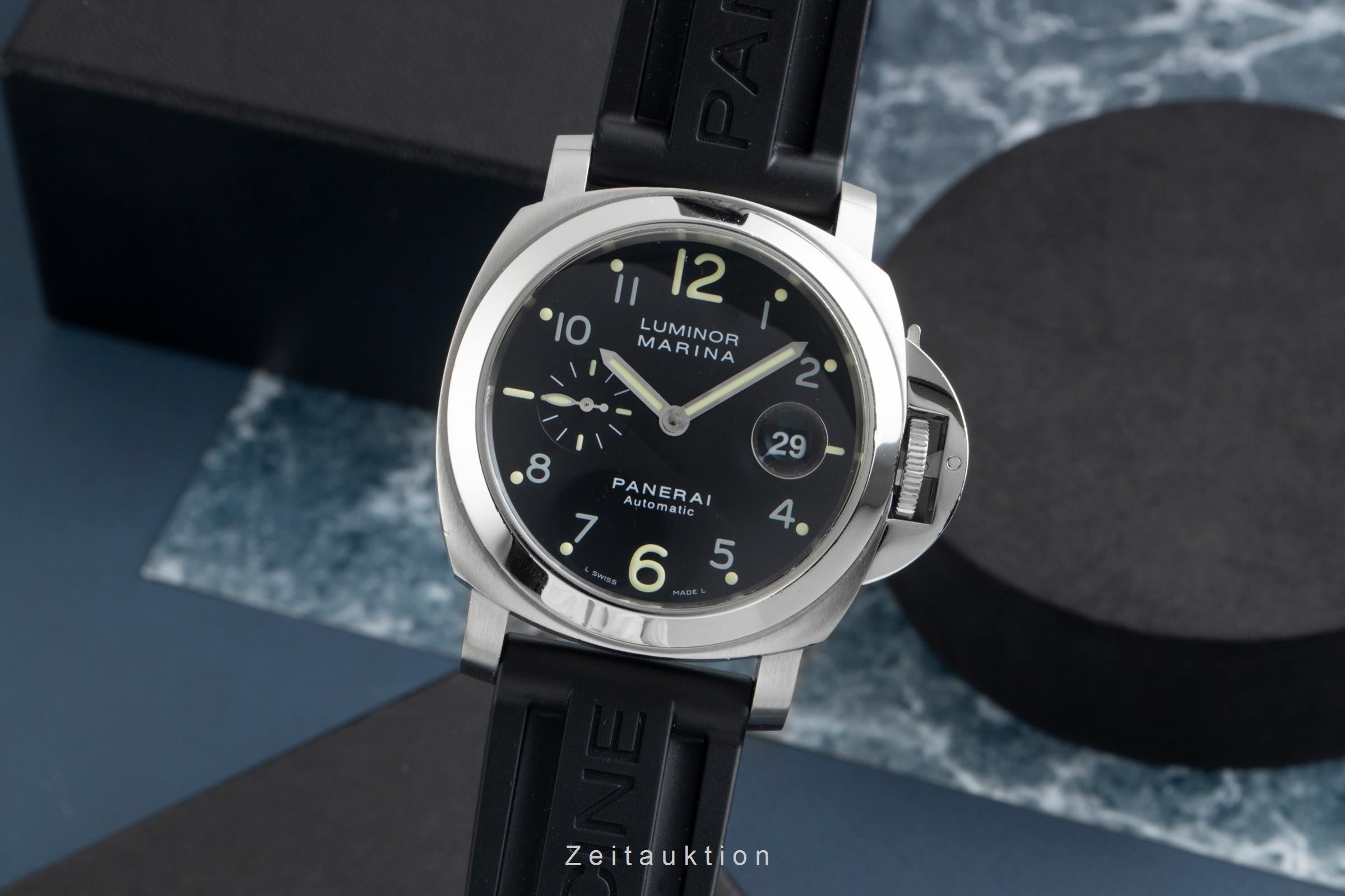 Panerai Luminor Marina steel automatic men's watch PAM00164 LP: 8900EUR  [2602689]