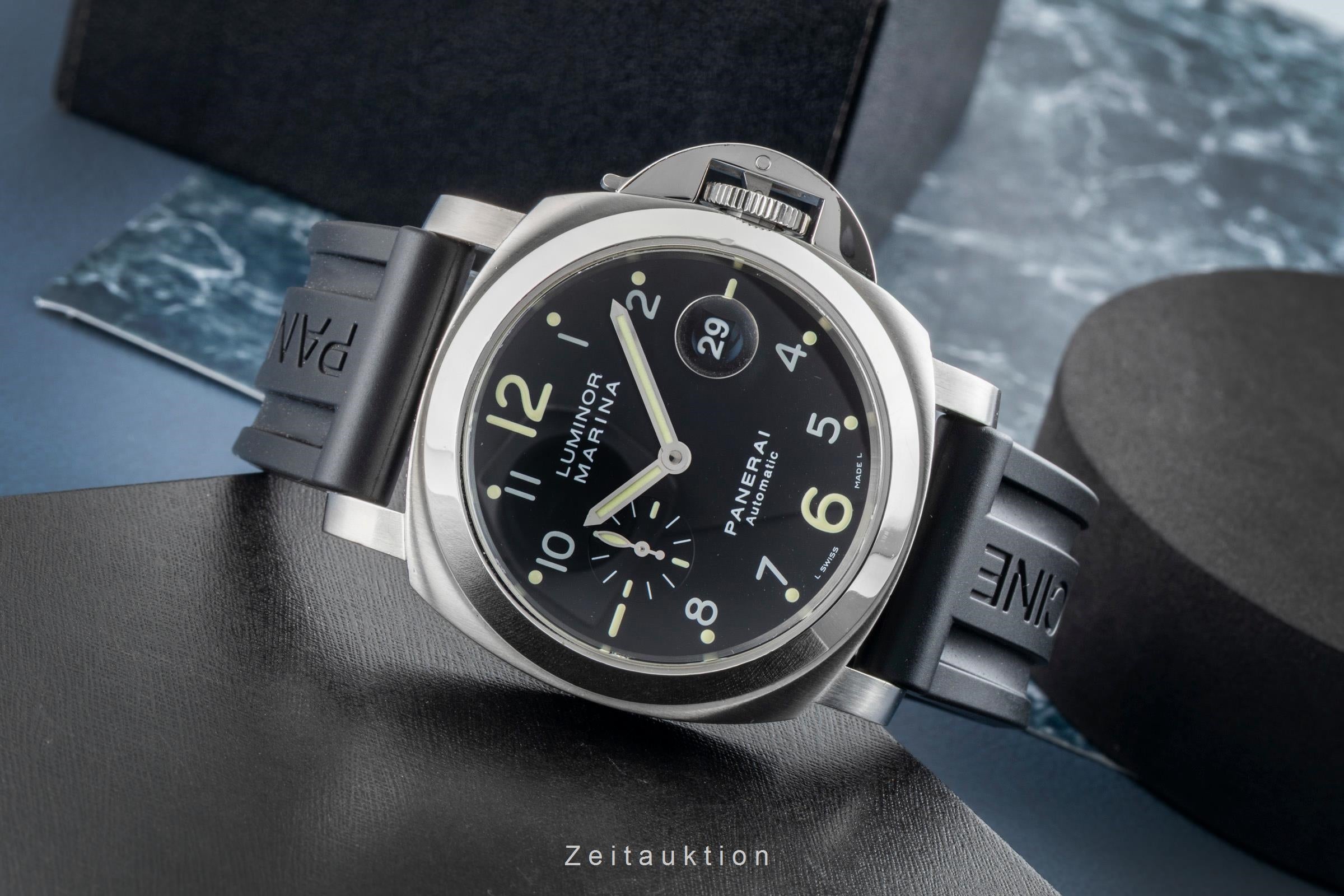 Panerai Luminor Marina steel automatic men's watch PAM00164 LP: 8900EUR  [2602689]