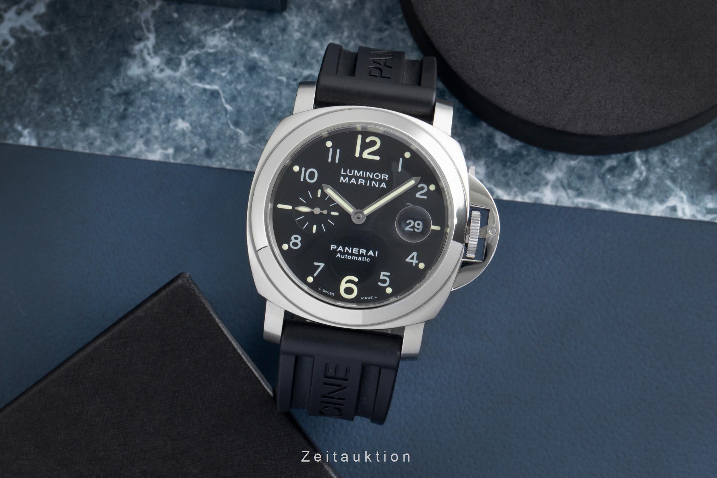Panerai Luminor Marina steel automatic men's watch PAM00164 LP: 8900EUR  [2602689]