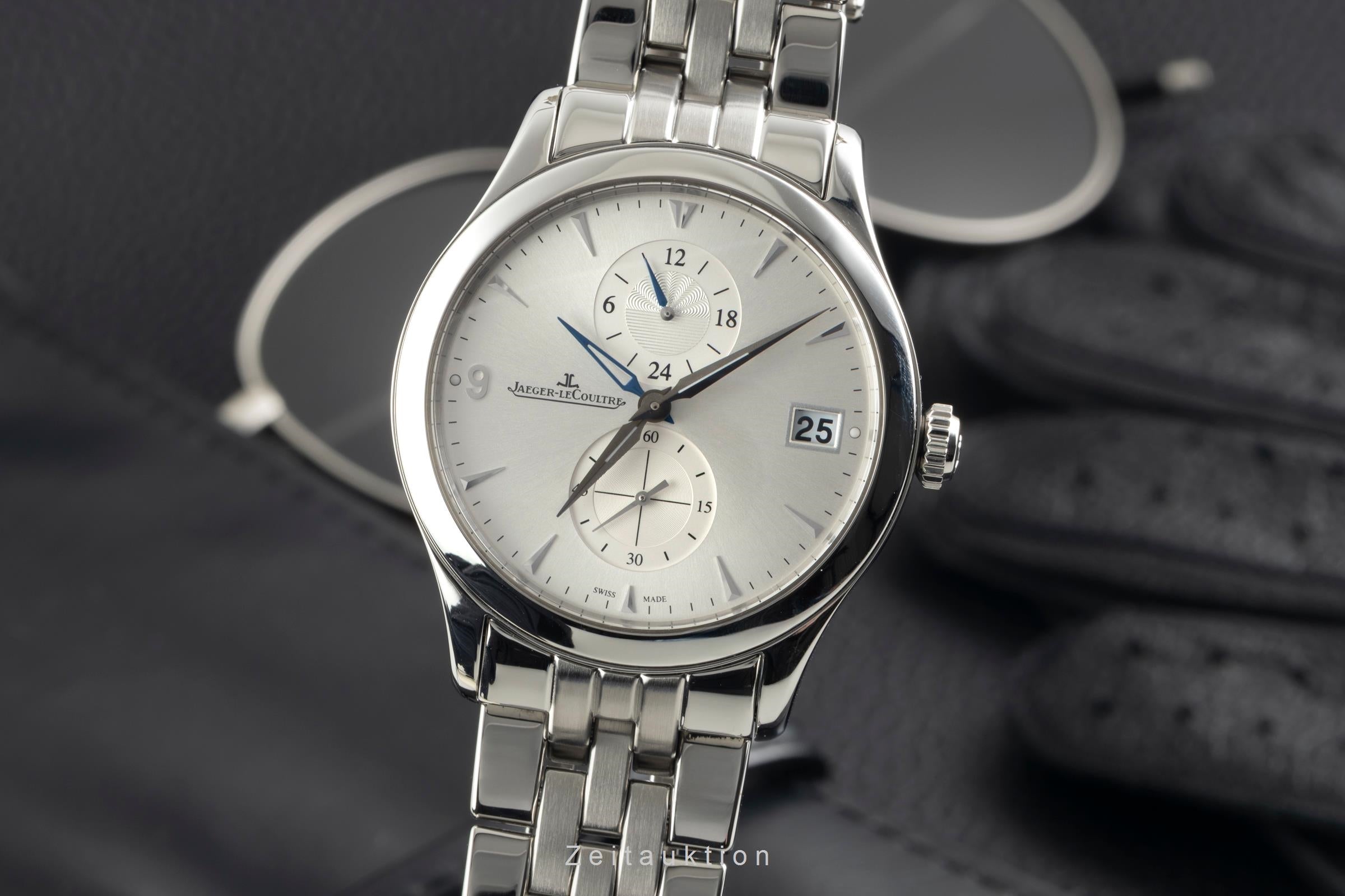 Jaeger LeCoultre Master Hometime acero automático reloj para caballeros Q1628130, 174.8.05.S  [2602695]