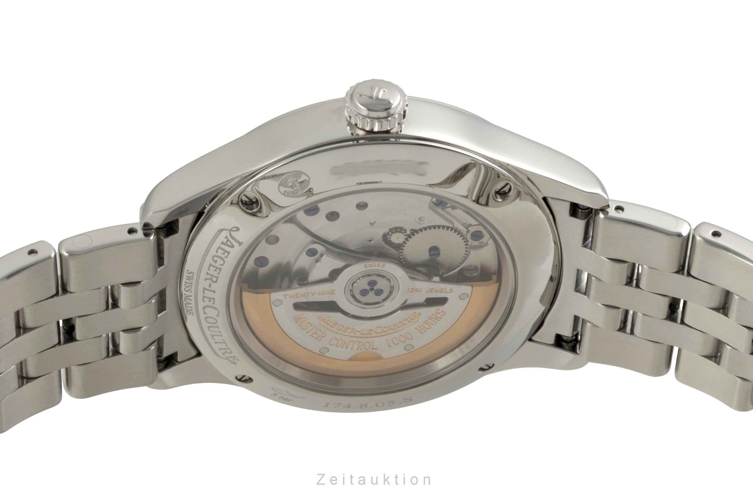 Jaeger LeCoultre Master Hometime acero automático reloj para caballeros Q1628130, 174.8.05.S  [2602695]