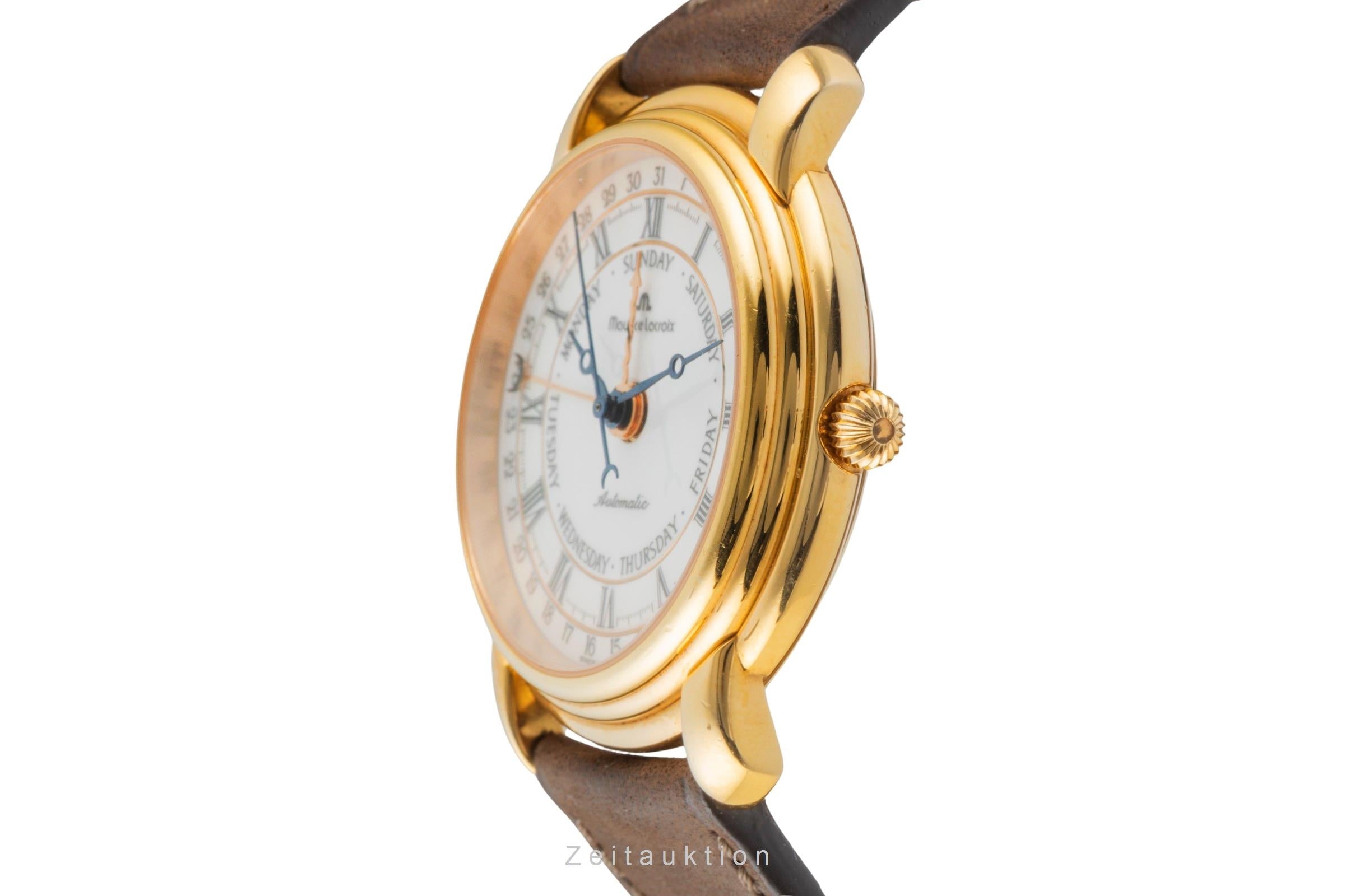 Maurice Lacroix Masterpiece gold-plated automatic men's watch 27294  [2602696]