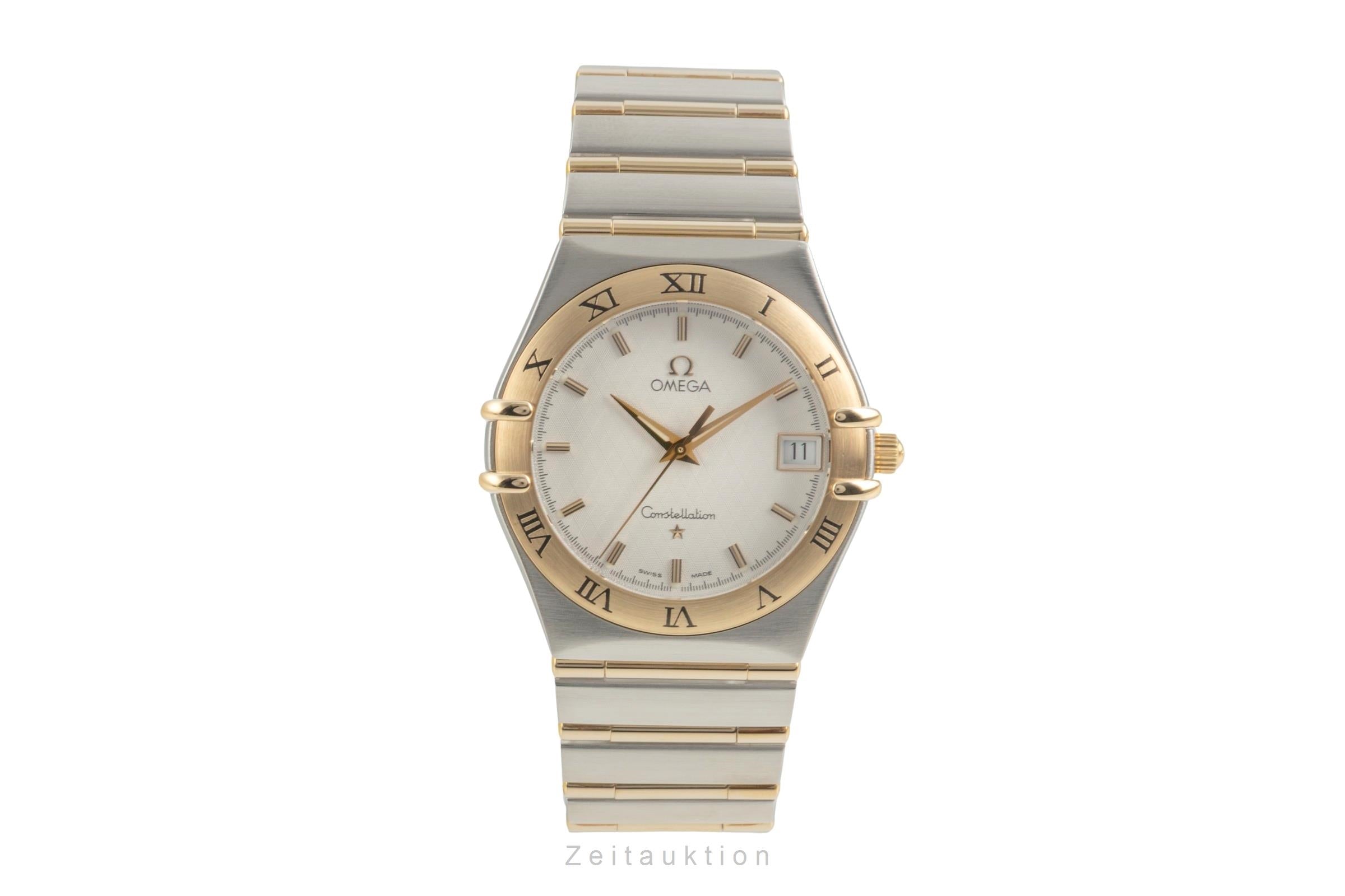 Omega Constellation steel / gold quartz men's watch 396.1201  [2602697]