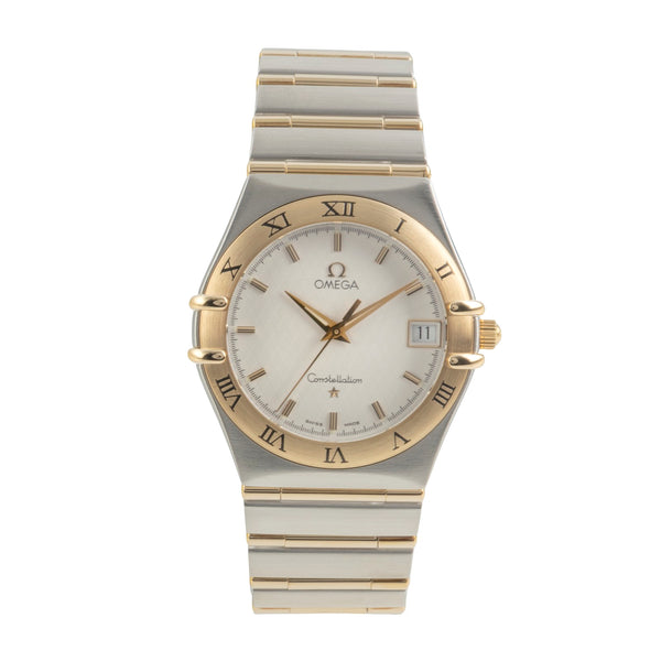 Omega Constellation steel / gold quartz men's watch 396.1201  [2602697]